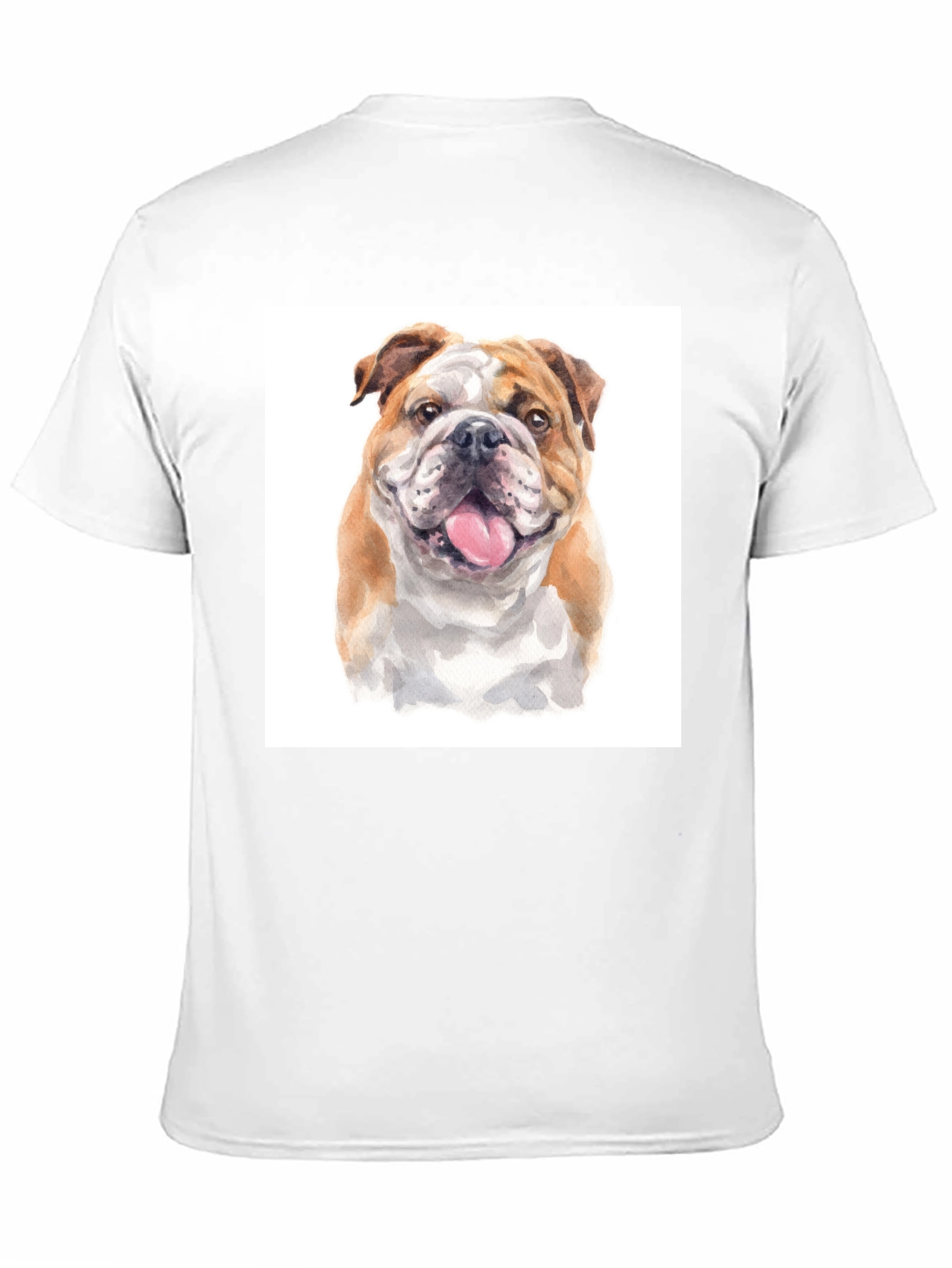 Black Bulldog Graphic T-Shirt - Black Cotton Tee view 11