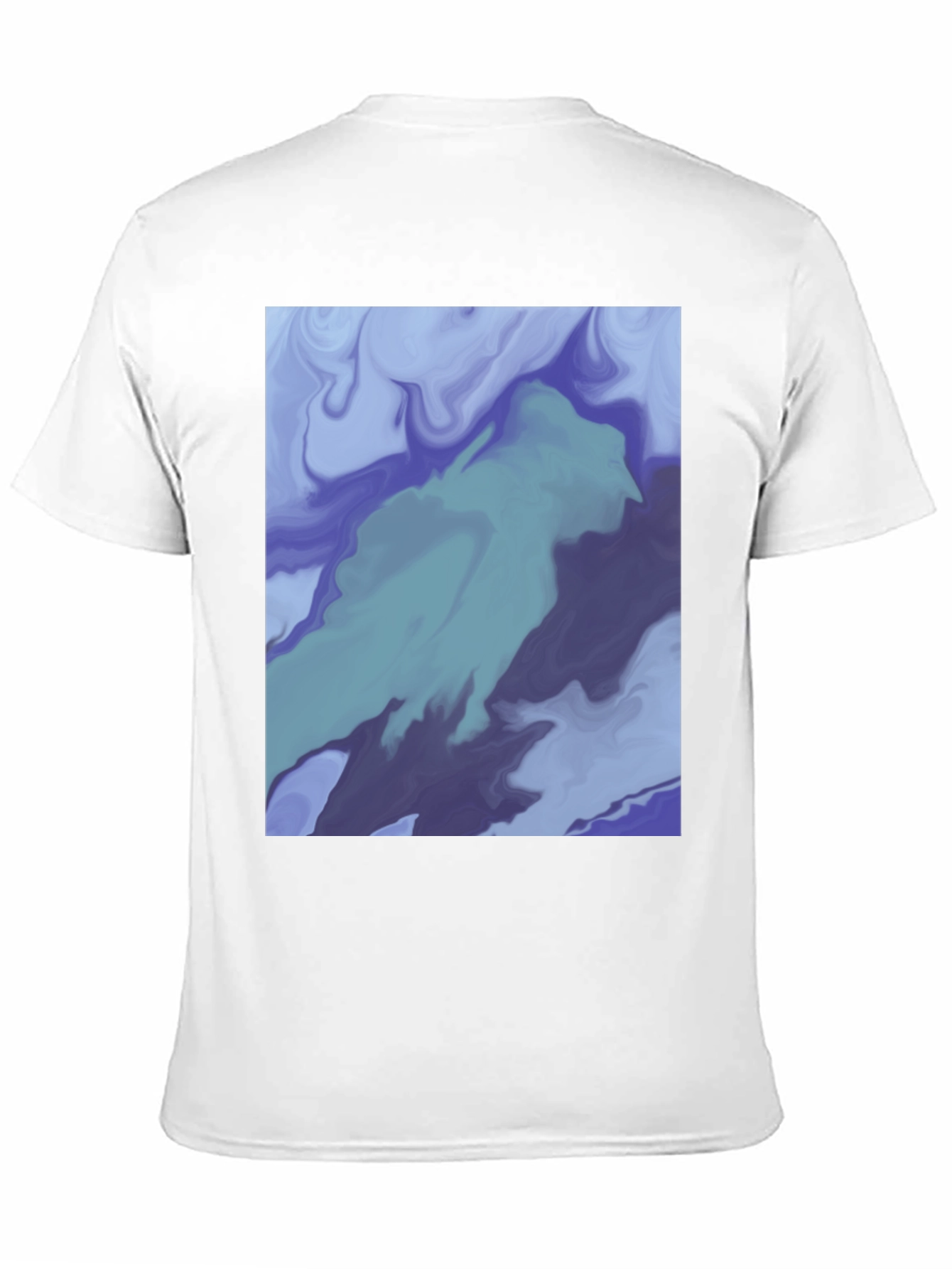 Black Abstract Art Tee - Modern Graphic T-Shirt view 11