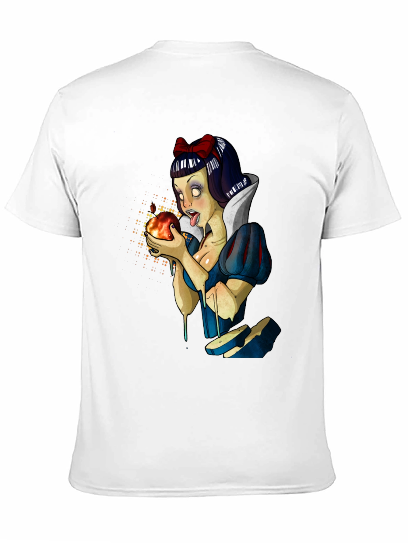 Black Snow White Zombie T-Shirt - Men's Black Graphic Tee view 11