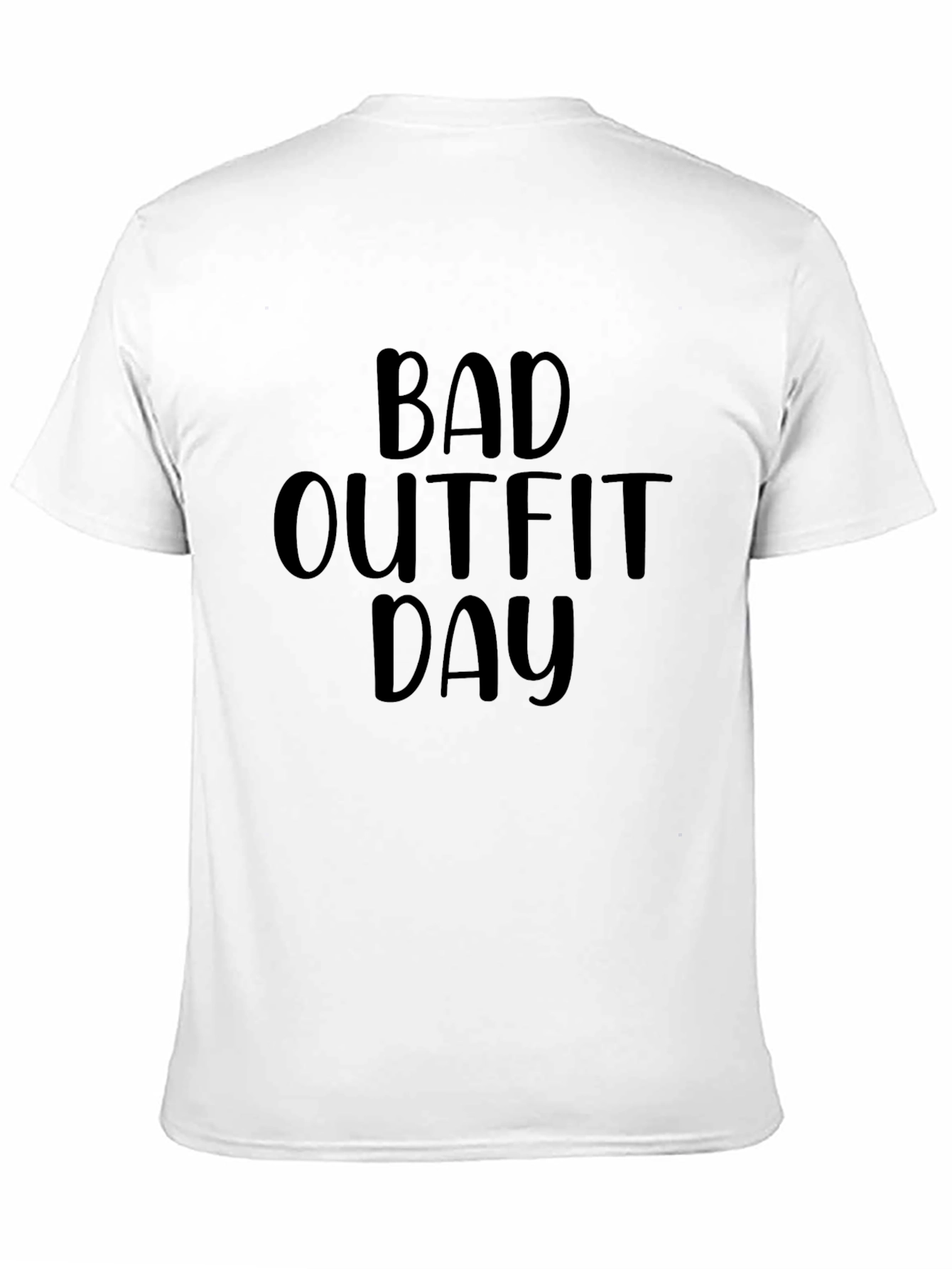 Black Bad Outfit Day Black Graphic T-Shirt view 11