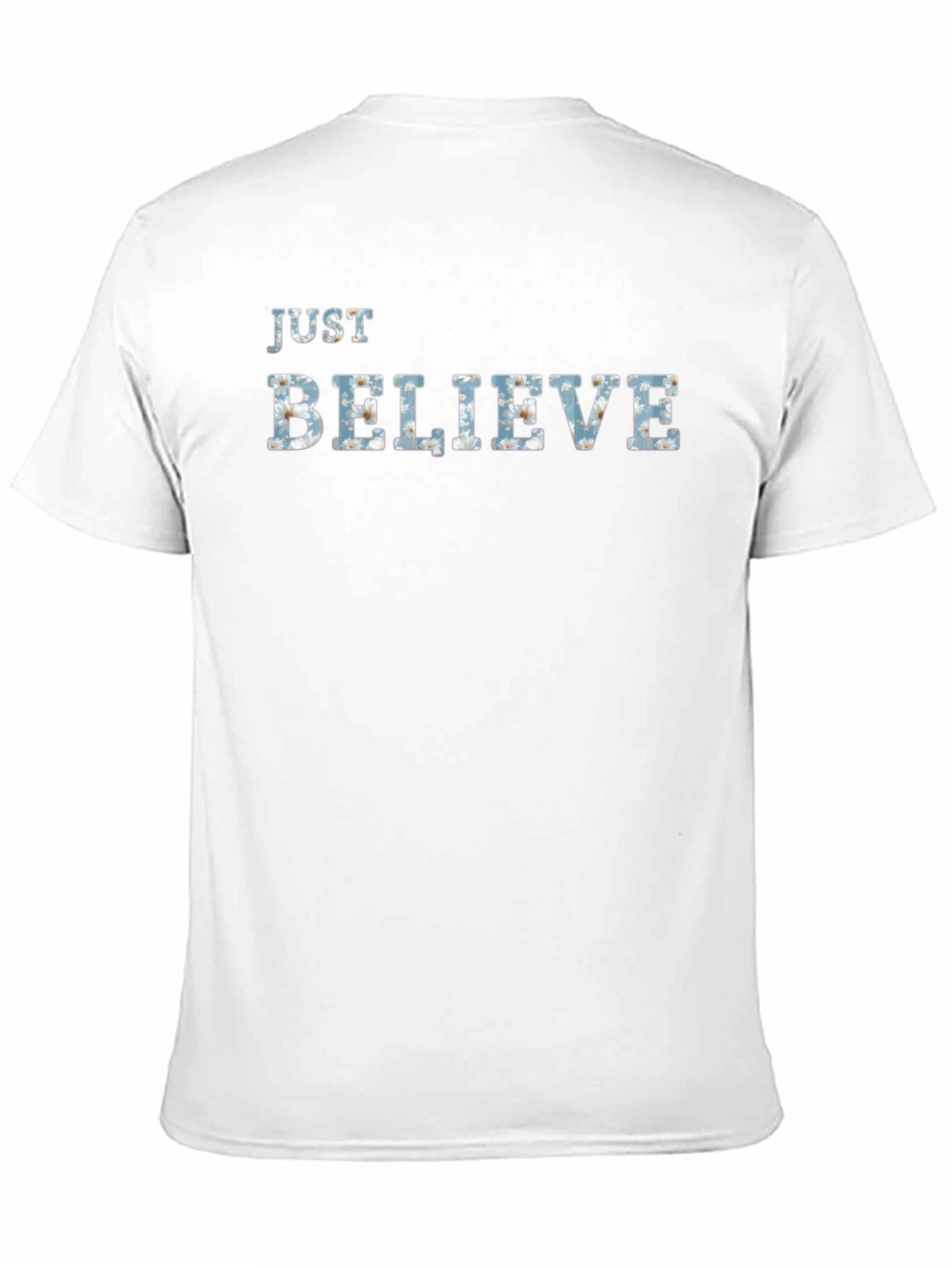 Black Just Believe Graphic Tee - Men's Black T-Shirt view 11