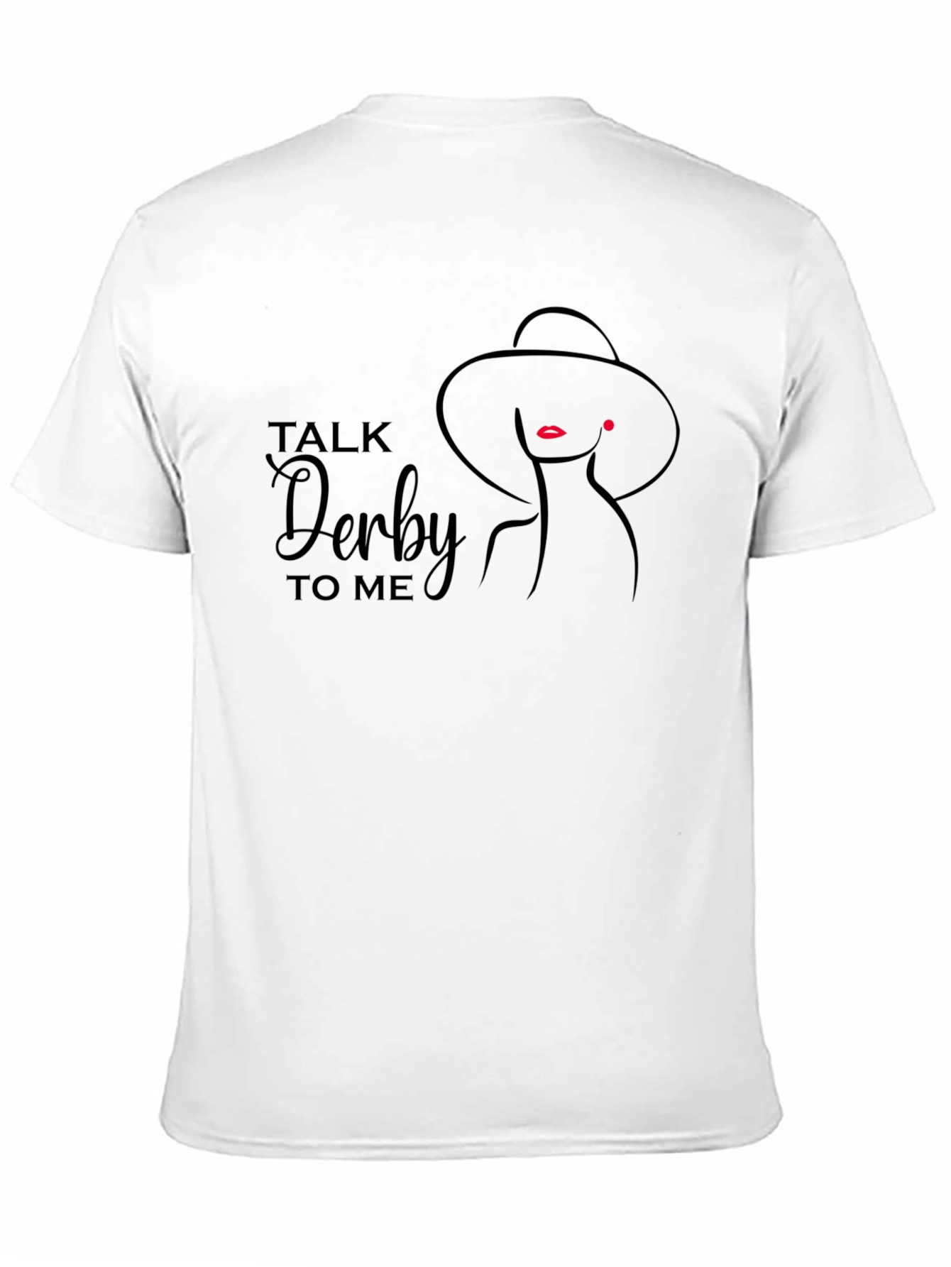 Black Talk Derby To Me Graphic Tee - Stylish and Fun view 11