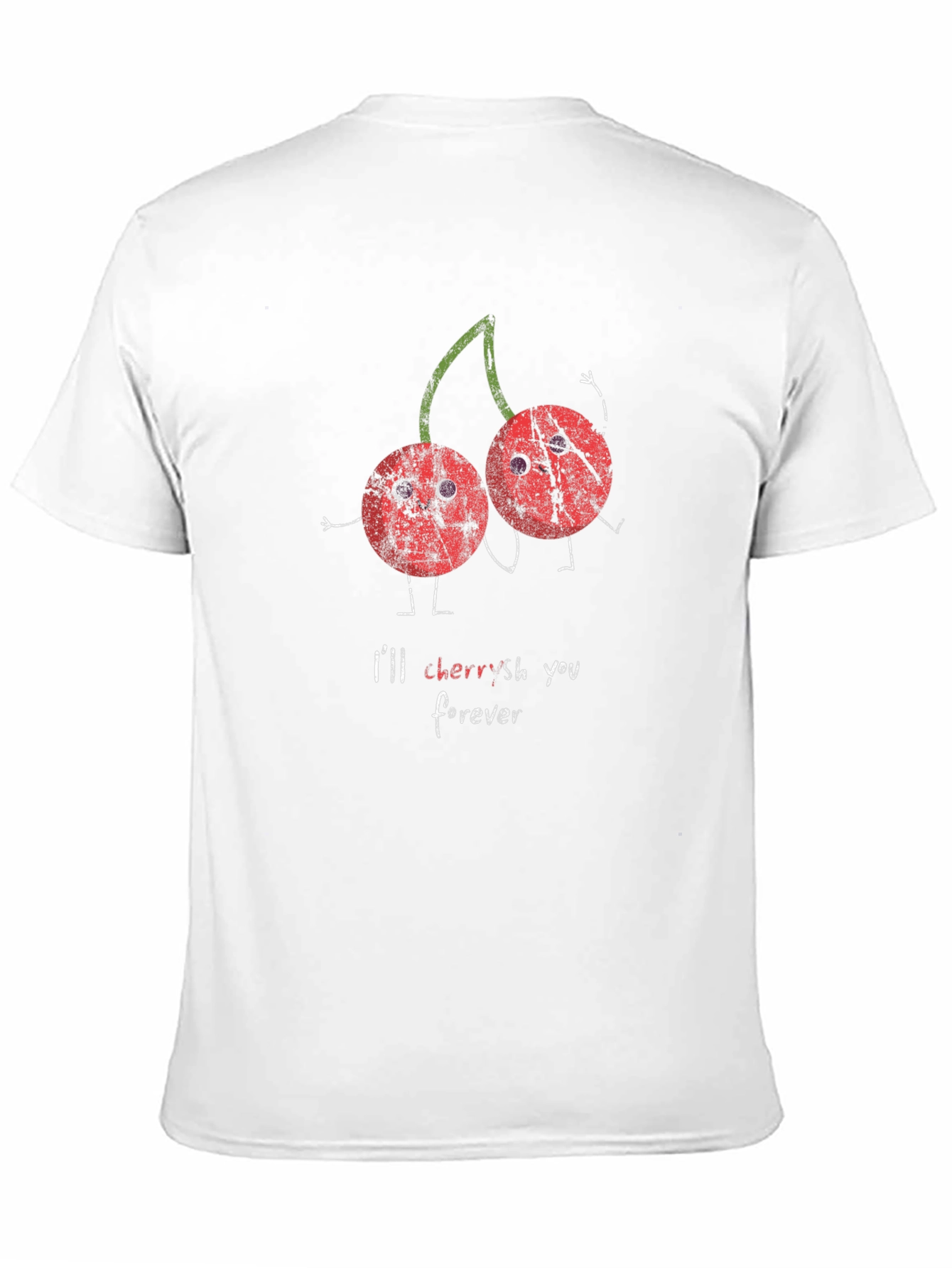 Black Cherries 'I'll Cherish You Forever' Black Graphic T-Shirt view 11
