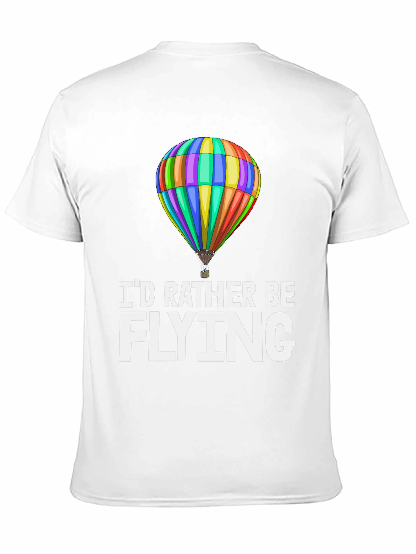Black I'd Rather Be Flying T-Shirt view 11