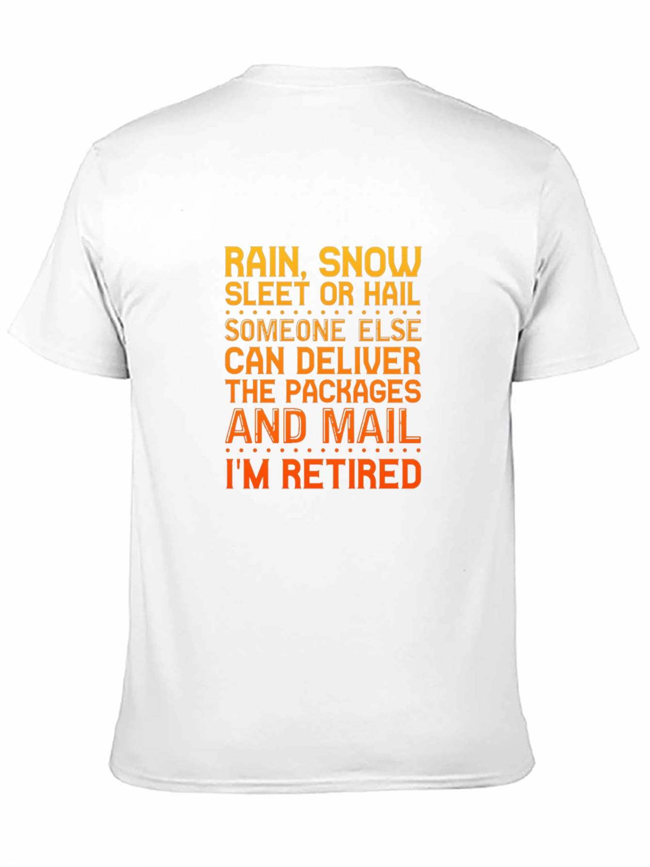 Black Retired Mail Carrier Graphic Tee view 11