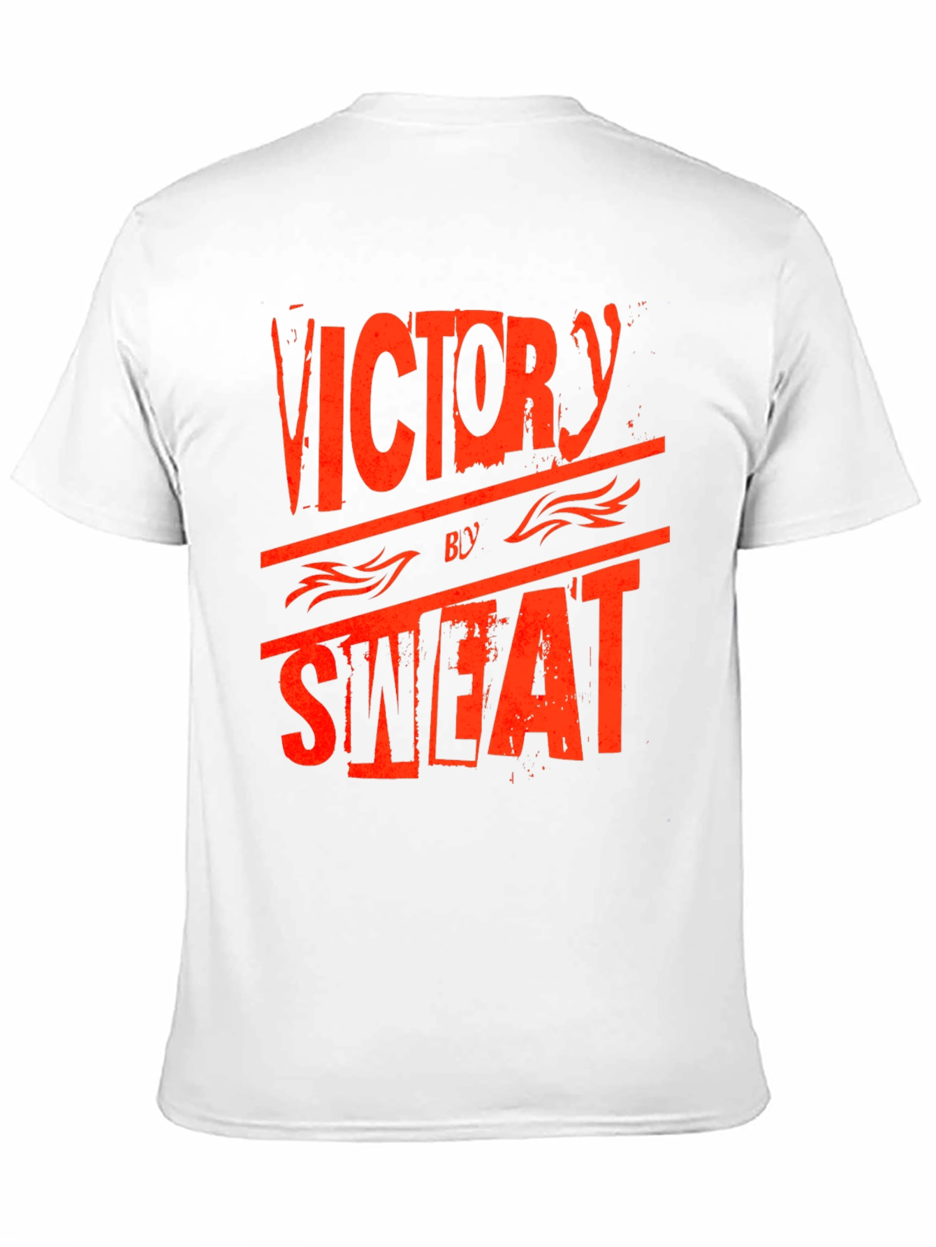 Black Victory by Sweat Graphic Print Crew Neck T-Shirt view 11