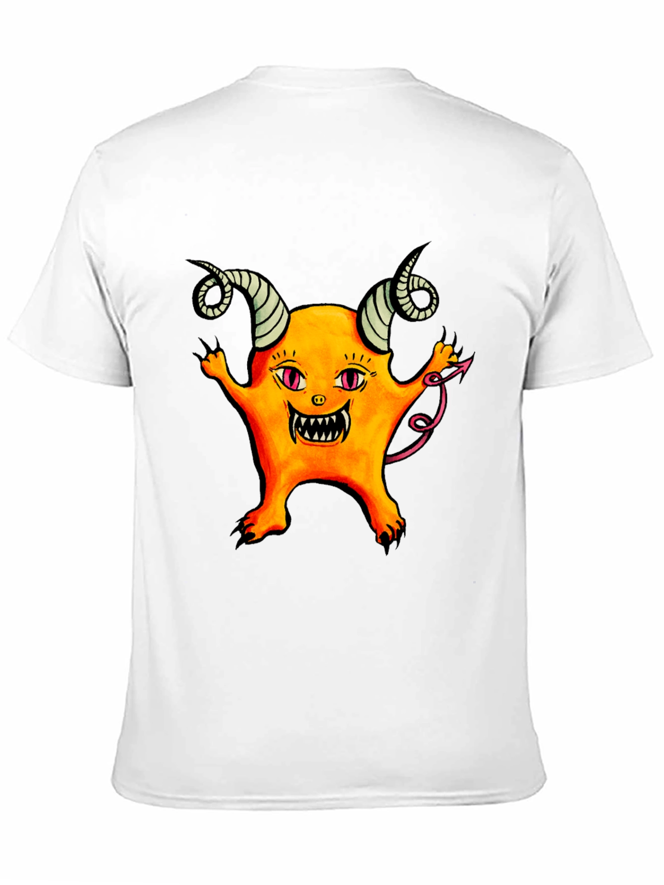 Black Monster Graphic Black T-Shirt view 11