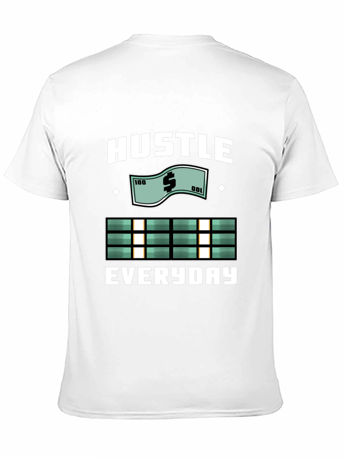 Black Hustle Everyday Graphic T-Shirt view 11