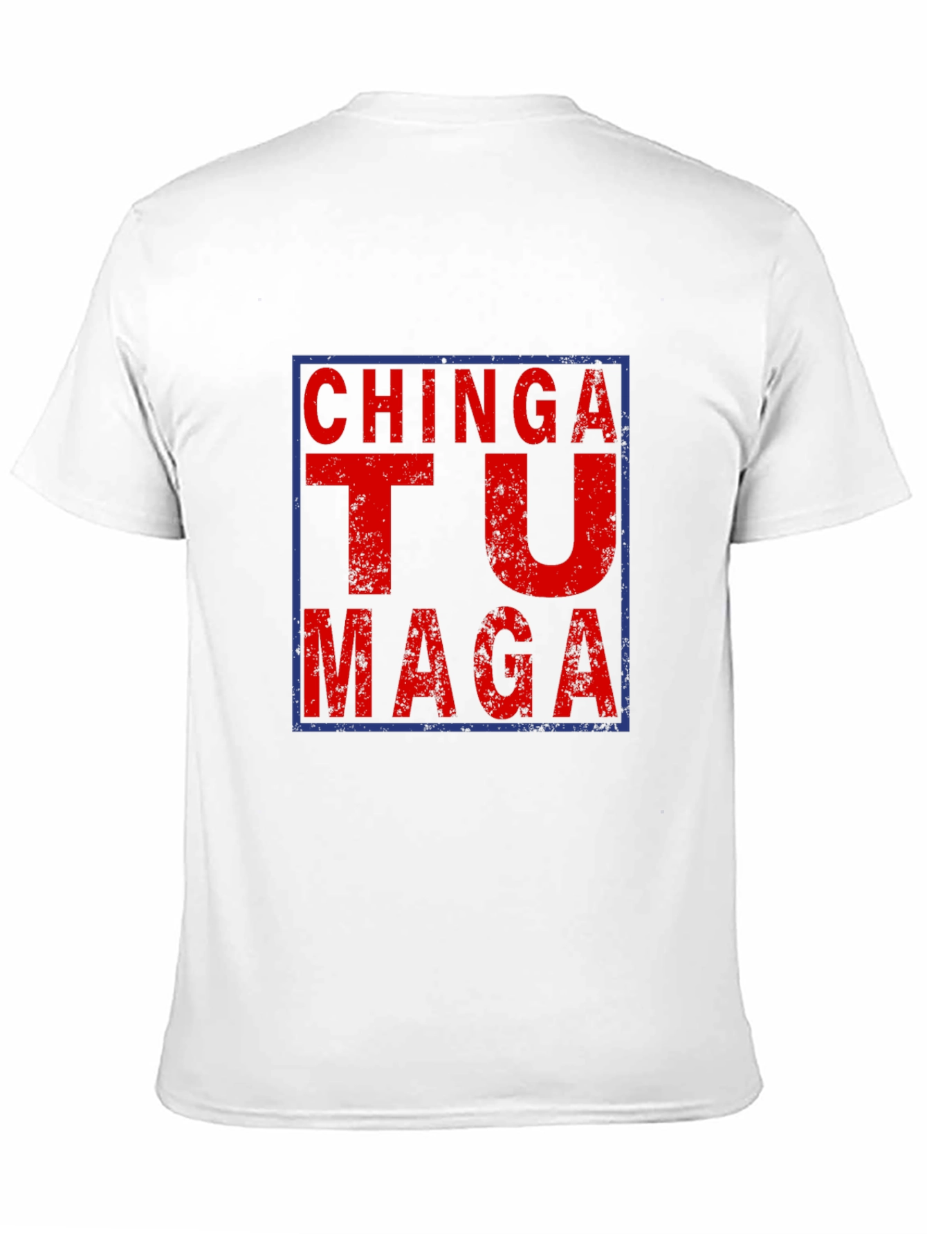 Black Chinga Tu MAGA Graphic Tee - Political Humor T-Shirt view 11