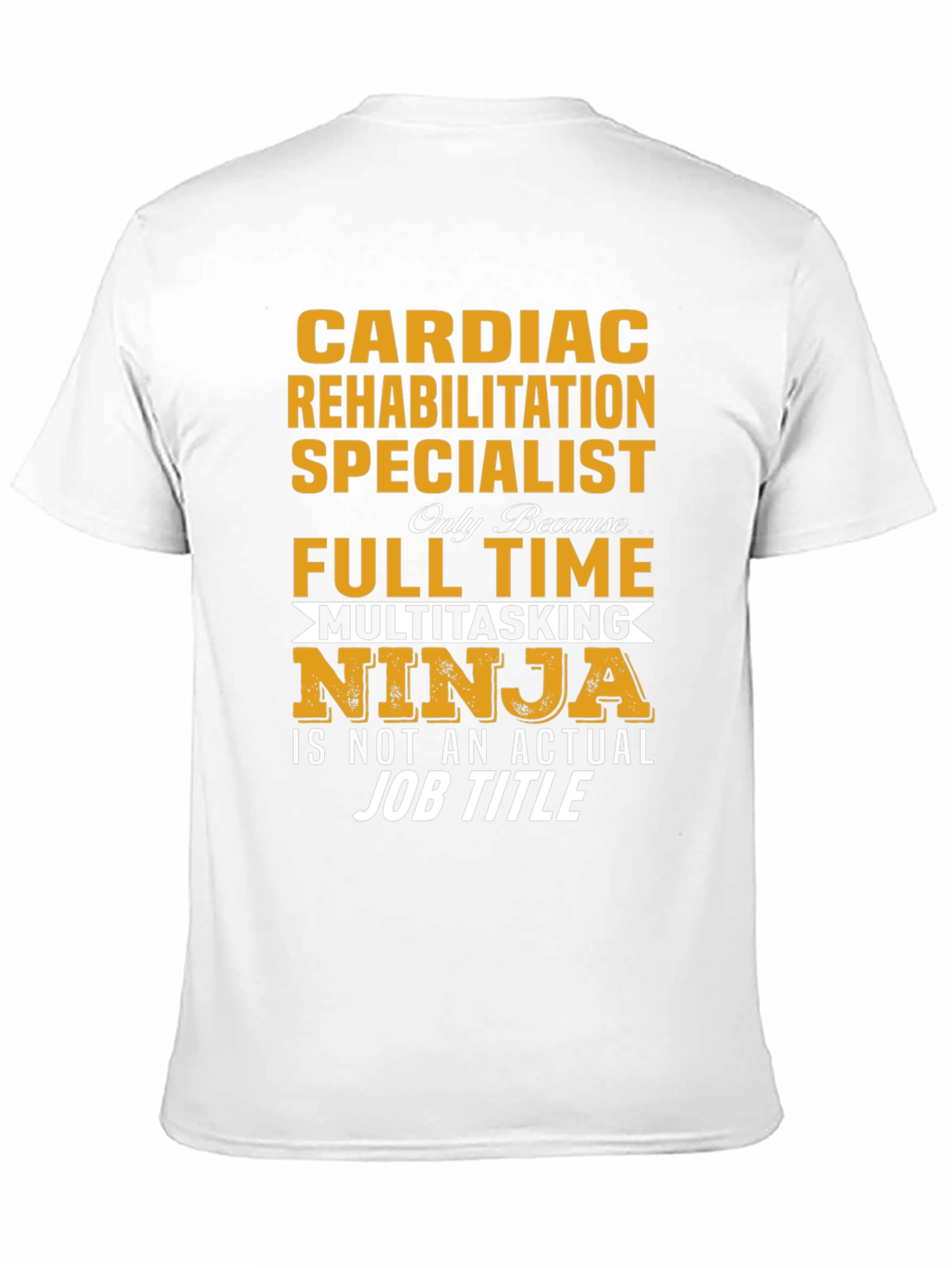 Black Cardiac Rehab Specialist T-Shirt Ninja Multitasking view 11