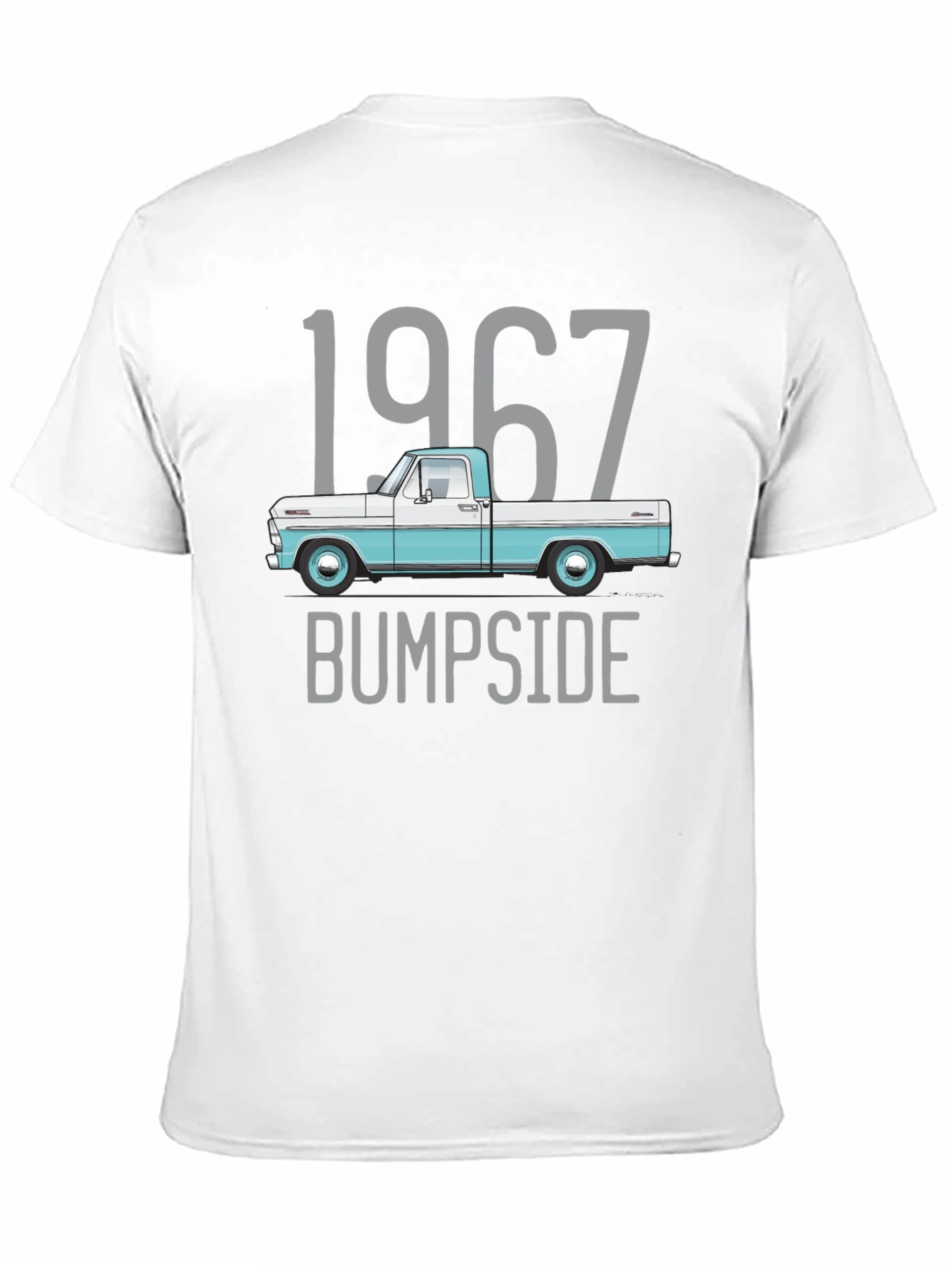Black 1967 Bump Side Truck Graphic Tee view 11