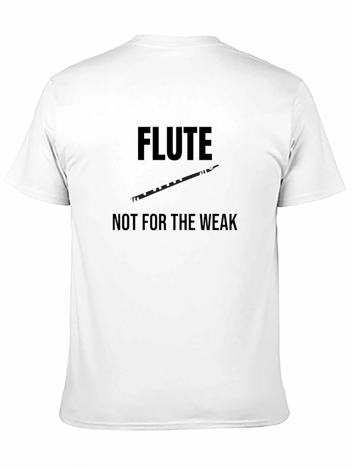 Black Flute Not for the Weak T-Shirt - Musician's Tee view 11