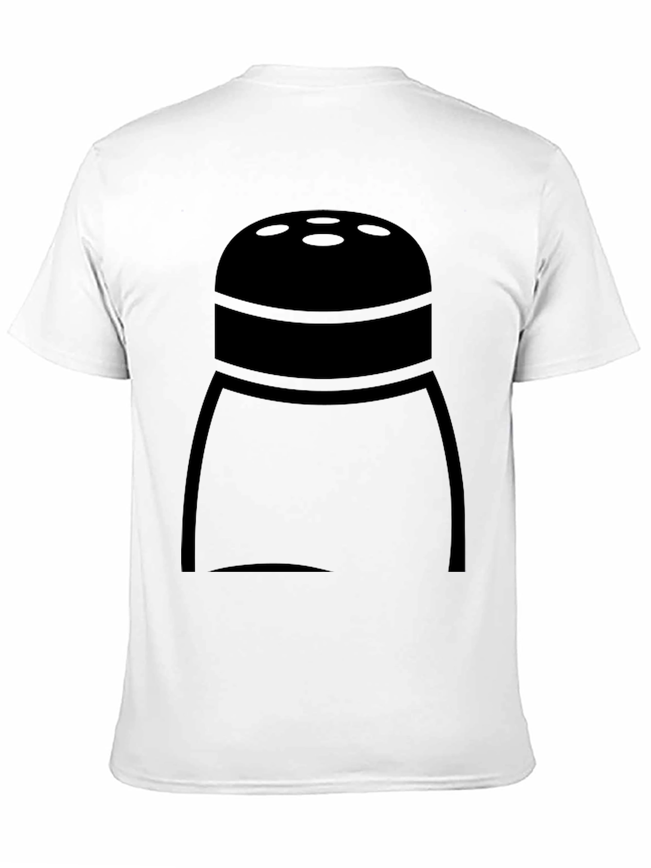 Black Salt Shaker Graphic T-Shirt - Funny Food Tee view 11