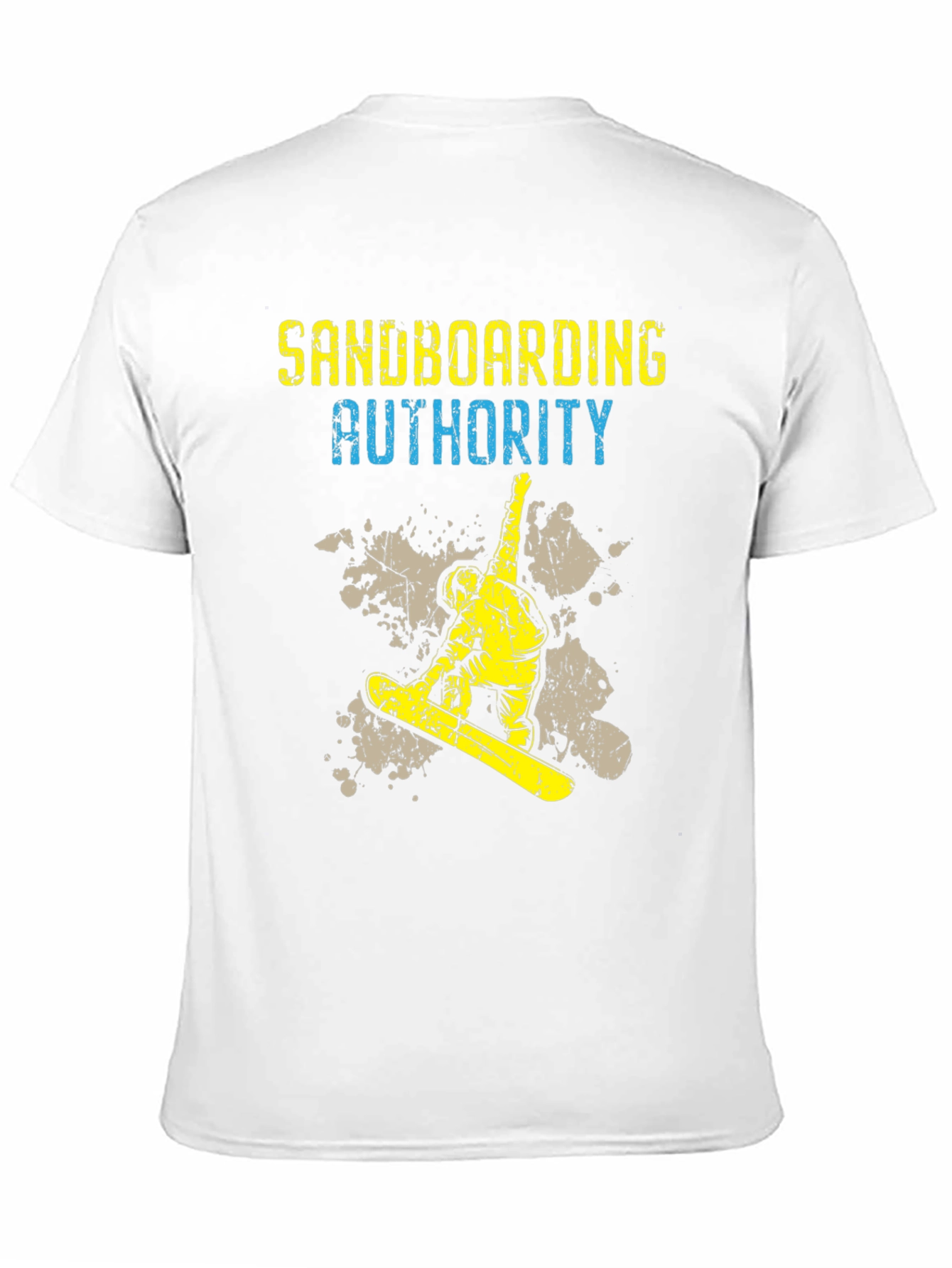 Black Sandboarding Authority Graphic Tee view 11