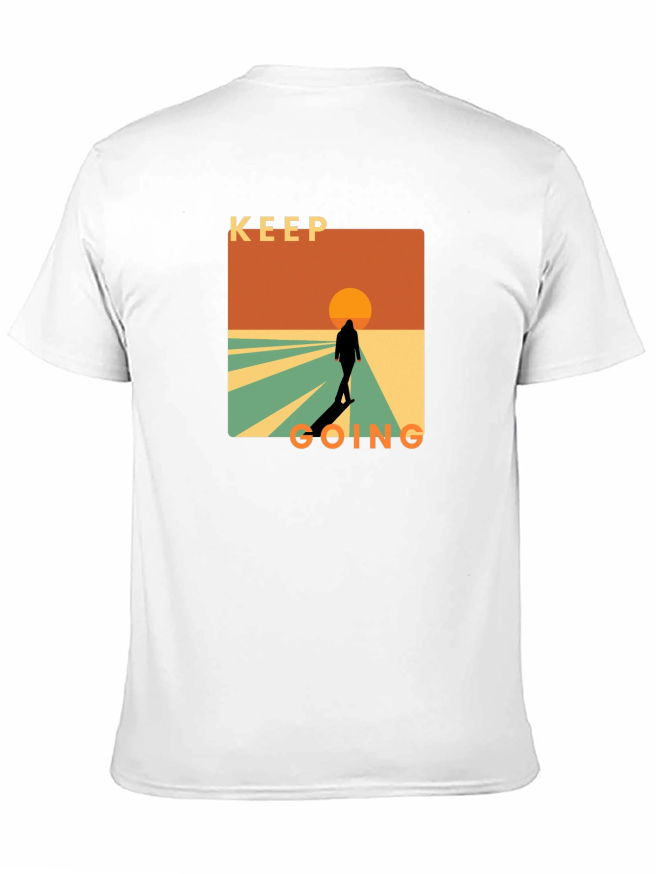 Keep Going Graphic T-Shirt - Motivational Design - 11