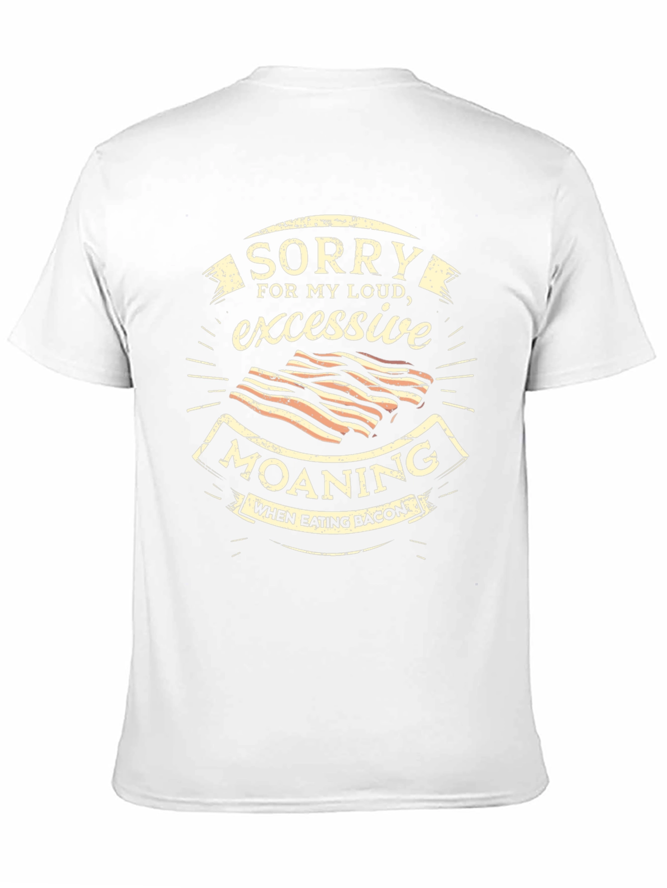Black Funny Bacon Lover Graphic T-Shirt view 11