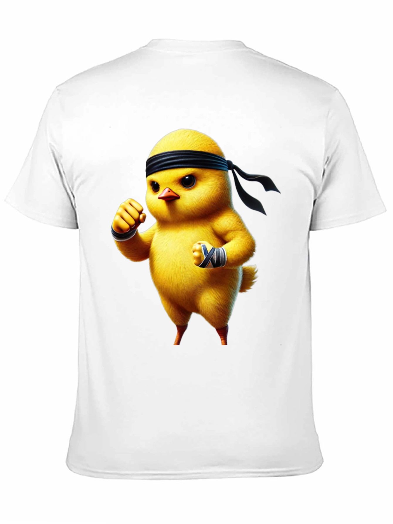 Black Martial Arts Chick Black T-Shirt view 11