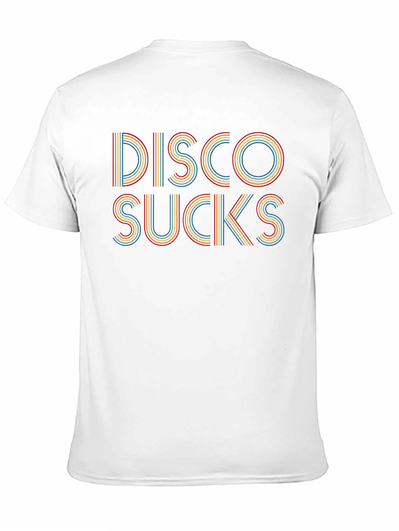 Black Retro Disco Sucks T-Shirt - Vintage Style Tee view 11