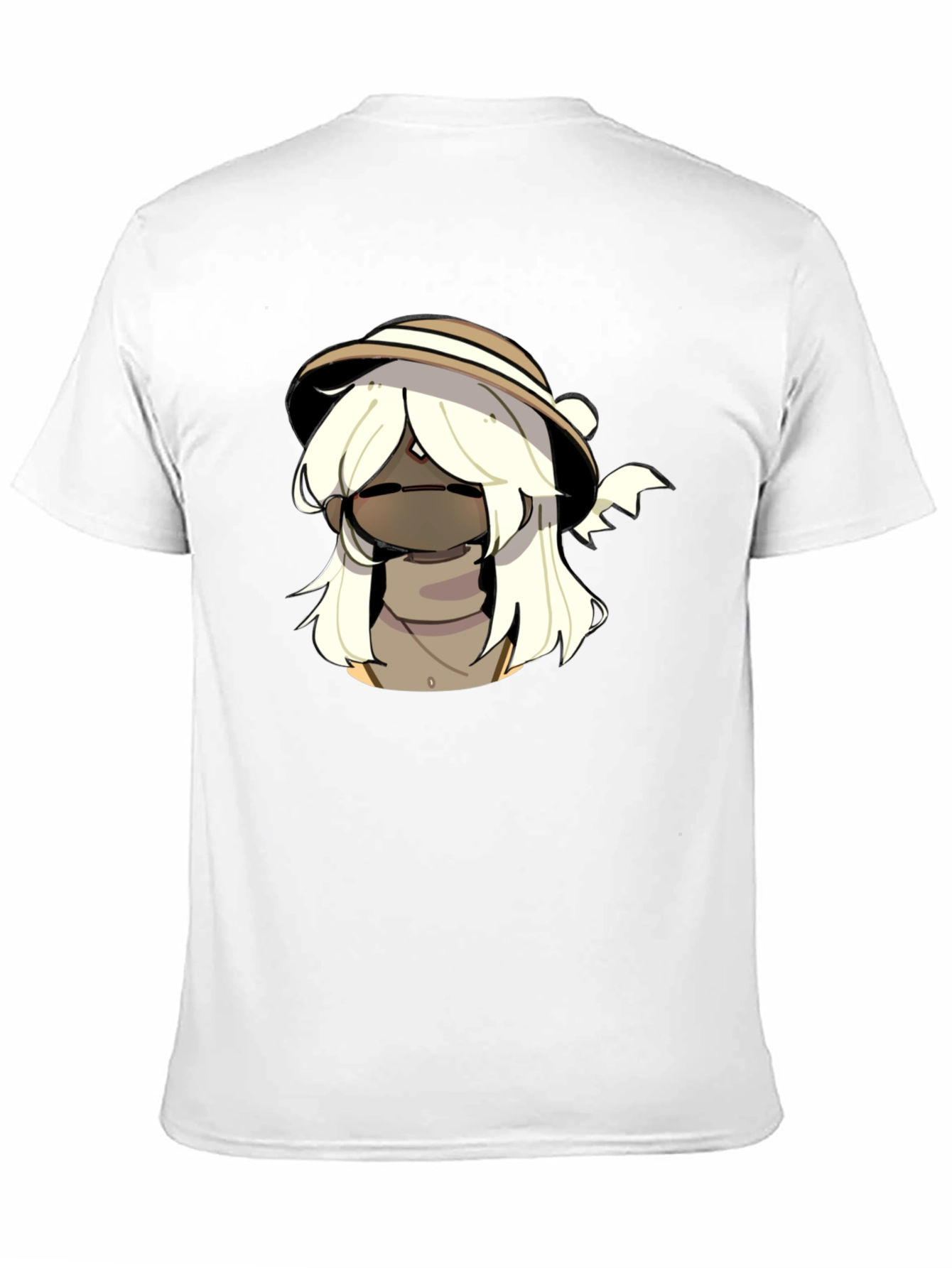 Black Cool Cartoon Character Black T-Shirt view 11