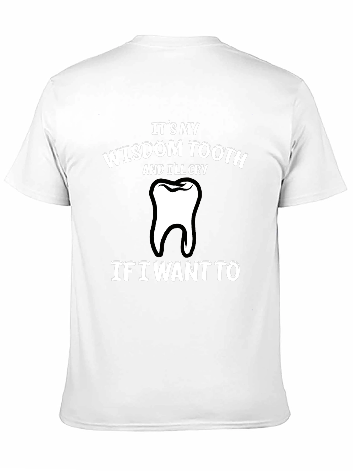 Black Wisdom Tooth Graphic T-Shirt - Funny and Comfortable! view 11
