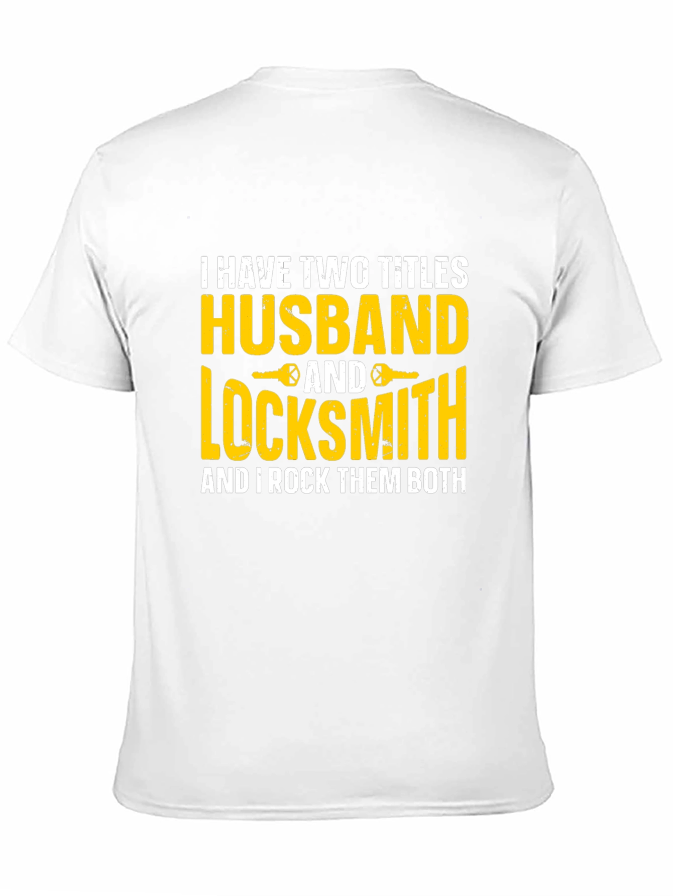 Black Husband & Locksmith Graphic T-Shirt view 11