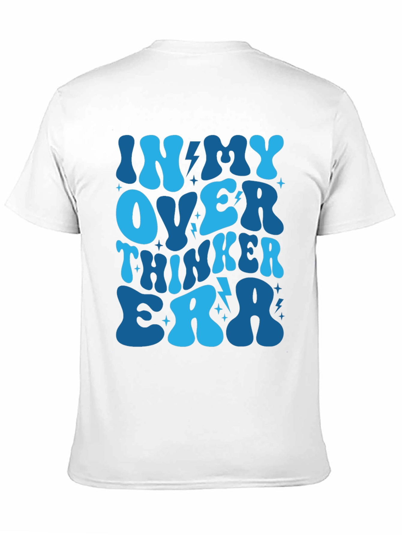 Black In My Overthinker Era Graphic Tee view 11