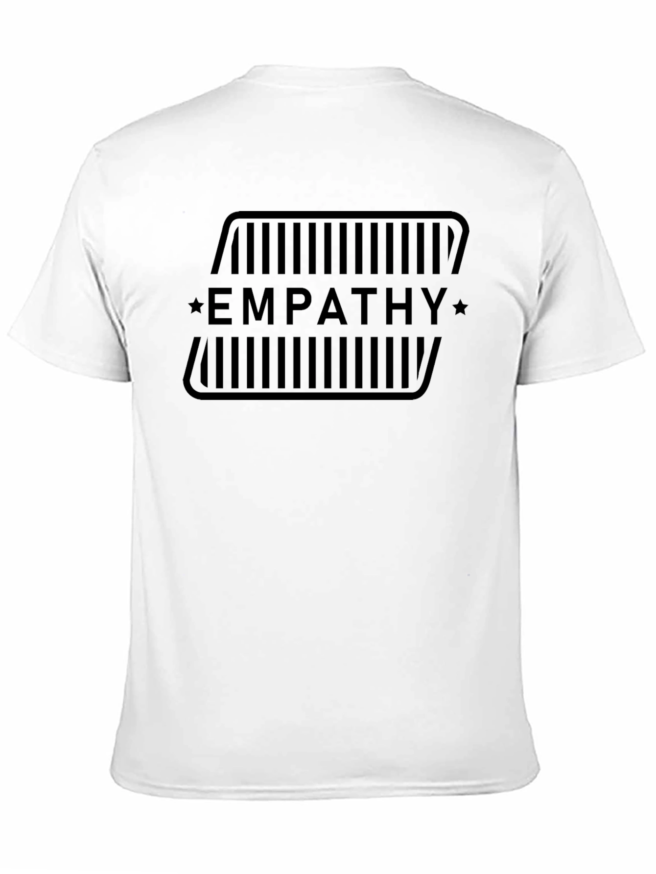 Black Empathy Graphic Tee - Soft Cotton Blend, Stylish Design view 11