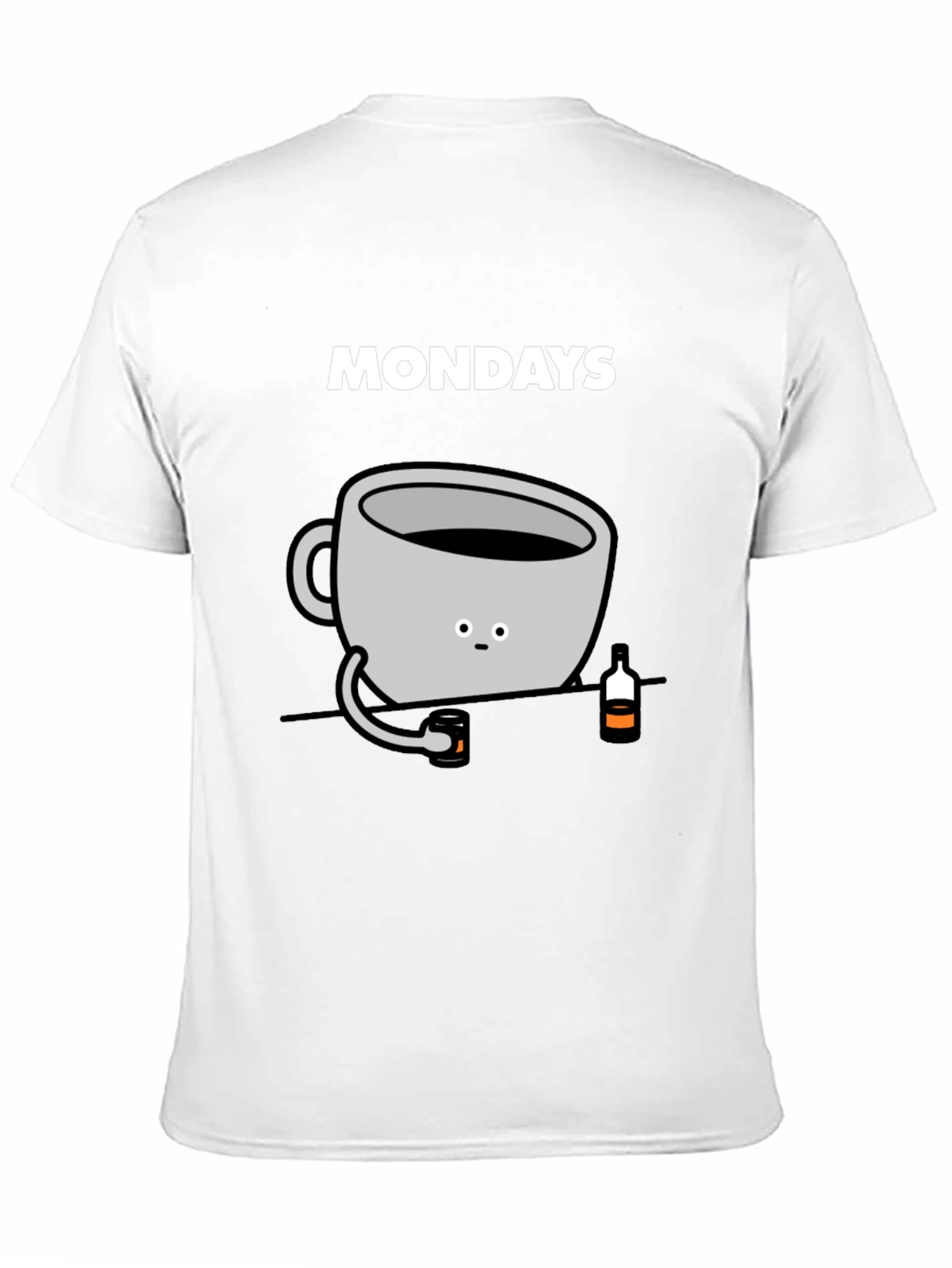 Black Mondays Coffee Mug Graphic Tee - Soft Cotton T-Shirt view 11