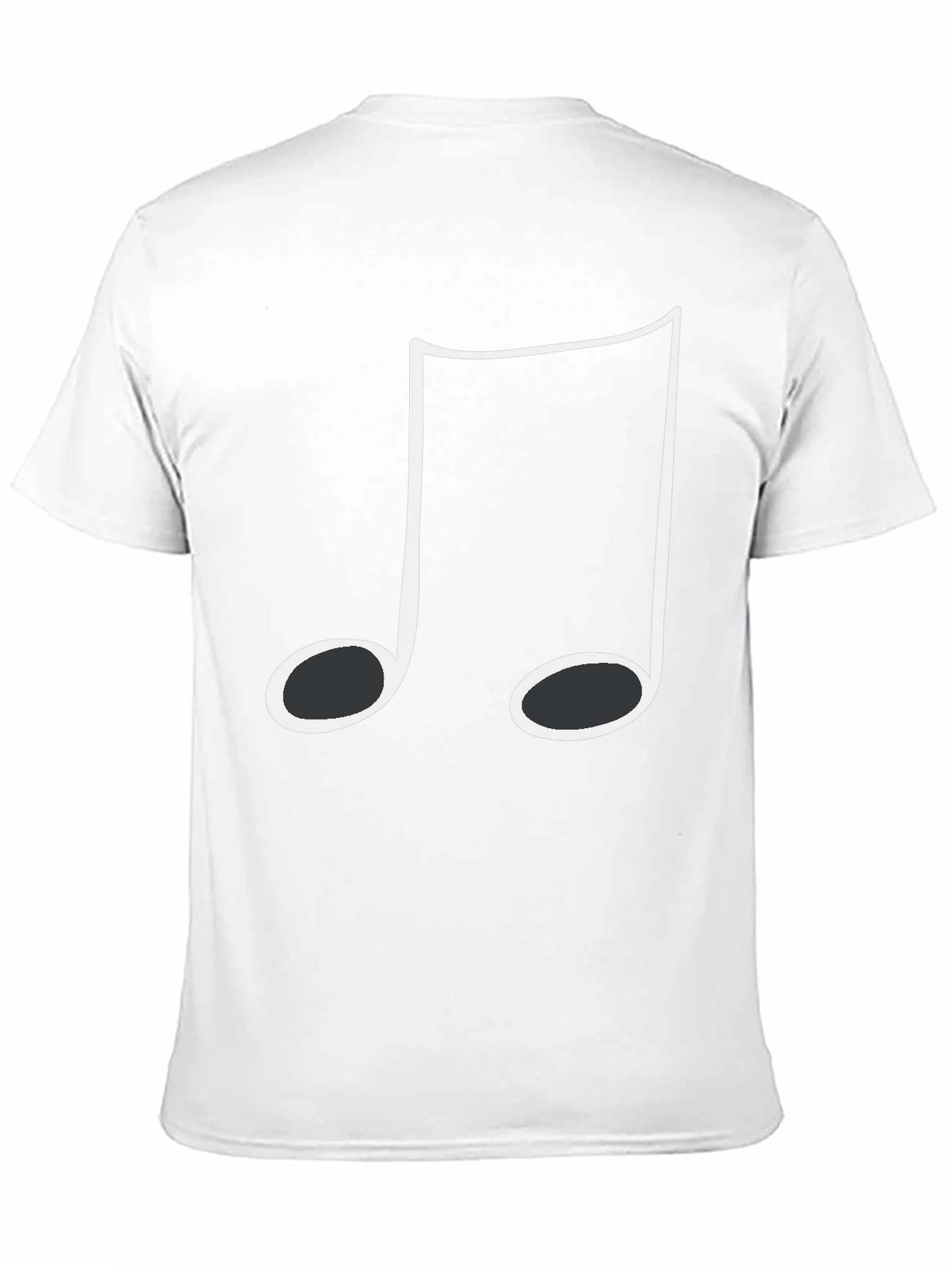 Black Music Note Graphic T-Shirt - Casual Style view 11