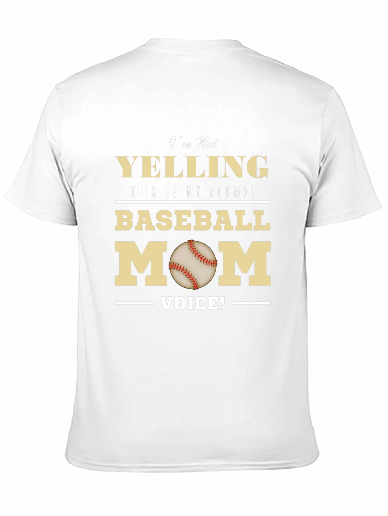 Baseball Mom T-Shirt - Normal Voice Tee - 11