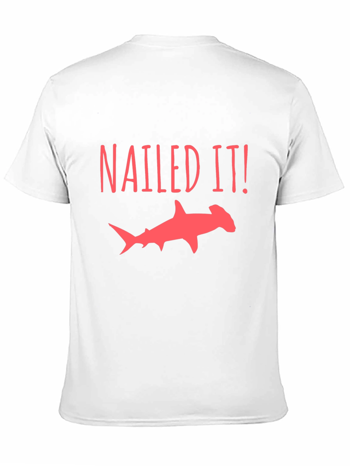 Black Nailed It Hammerhead Shark T-Shirt view 11