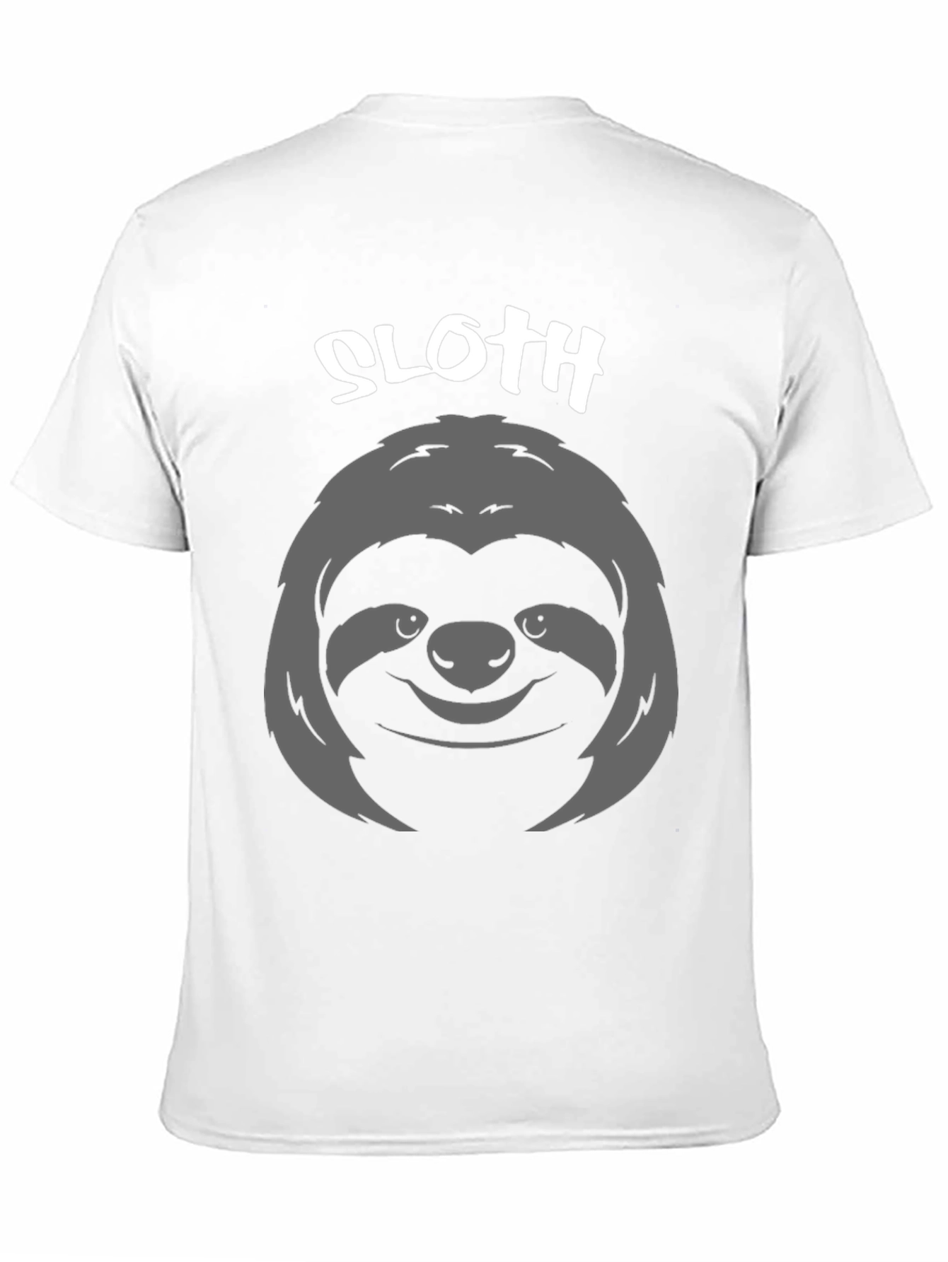Black Sloth Graphic Print T-Shirt - Casual Tee view 11