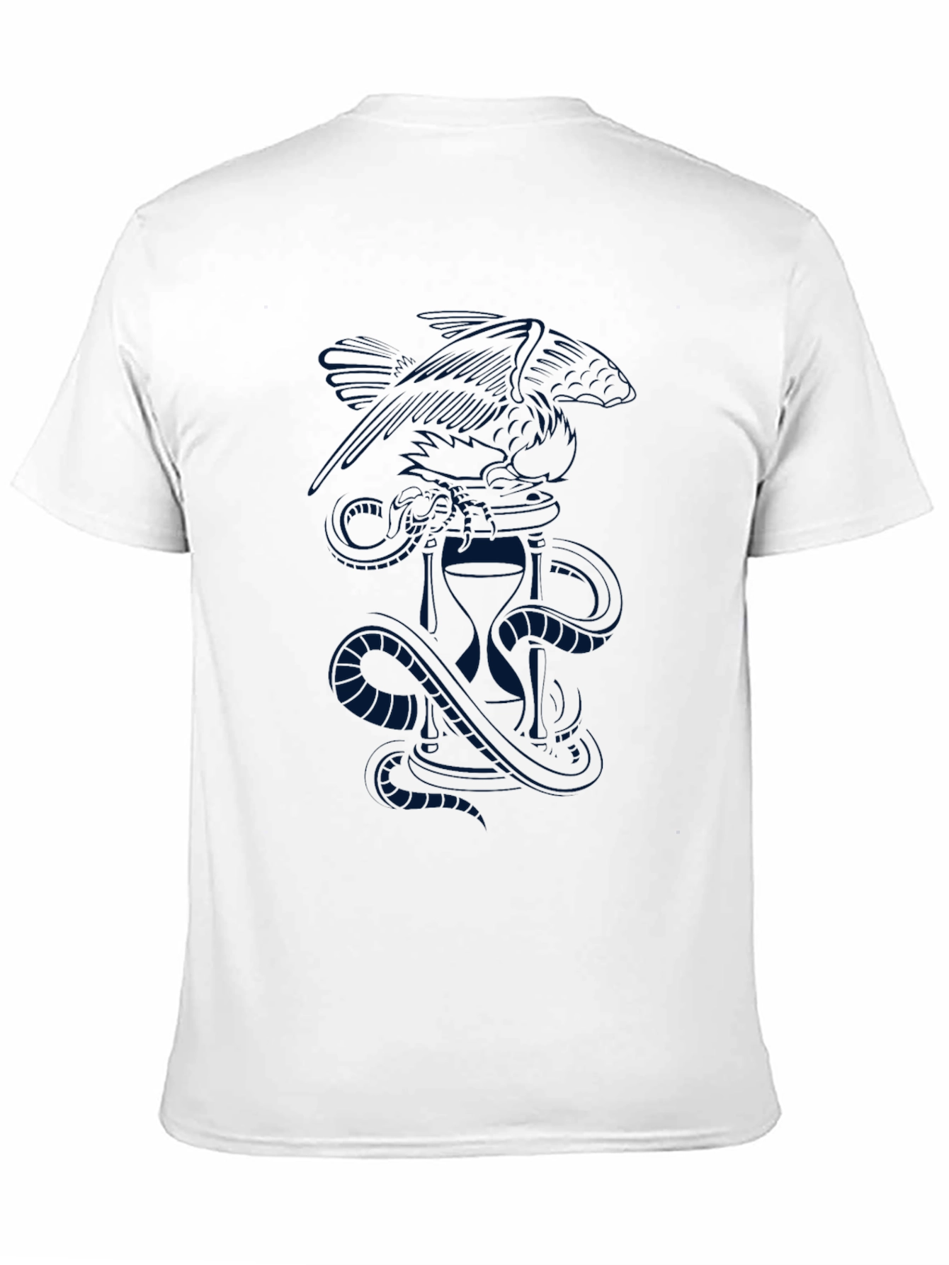 Black Men's Black Graphic Print Tee view 11