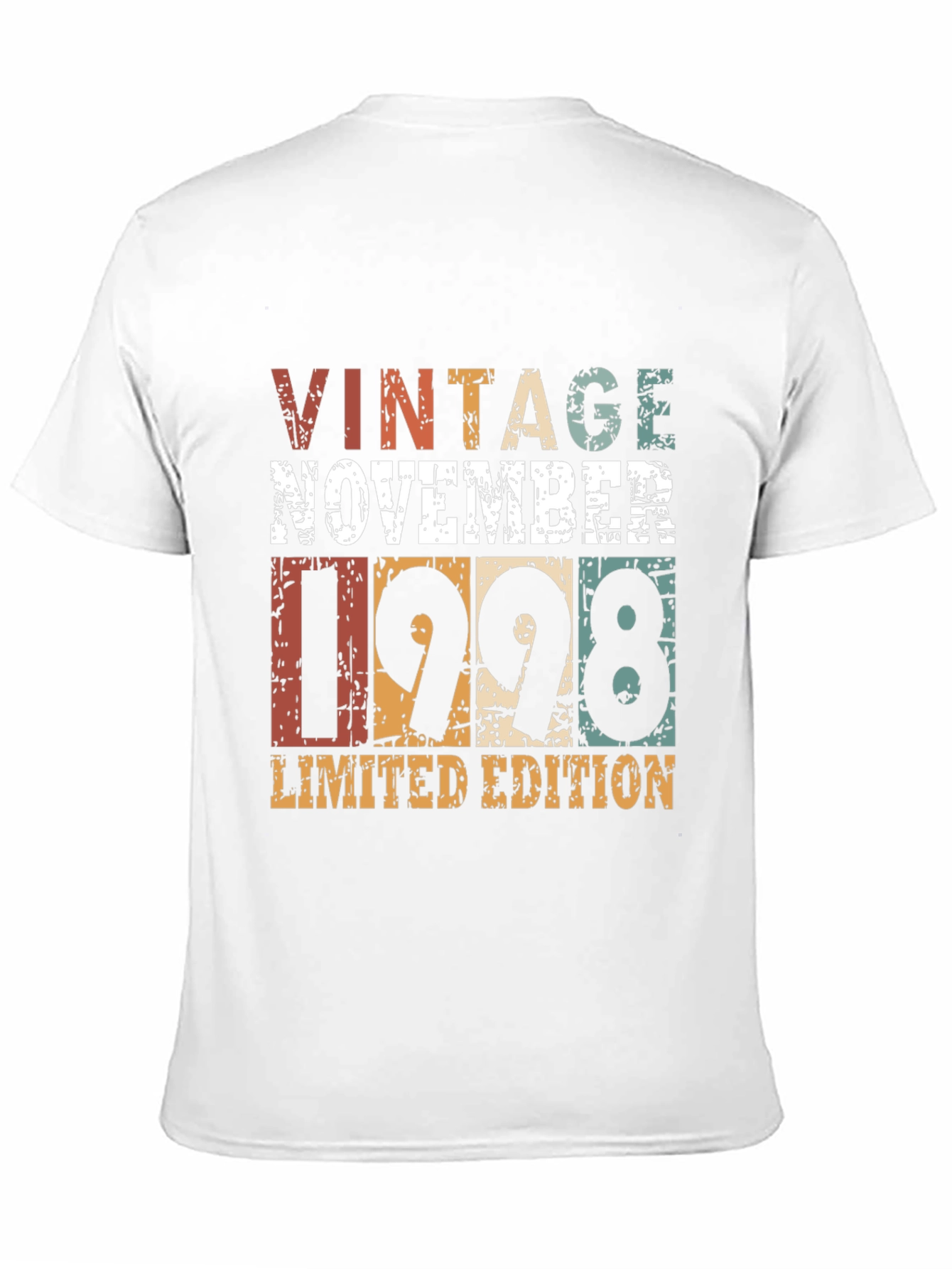 Black Vintage November 1998 Limited Edition T-Shirt view 11