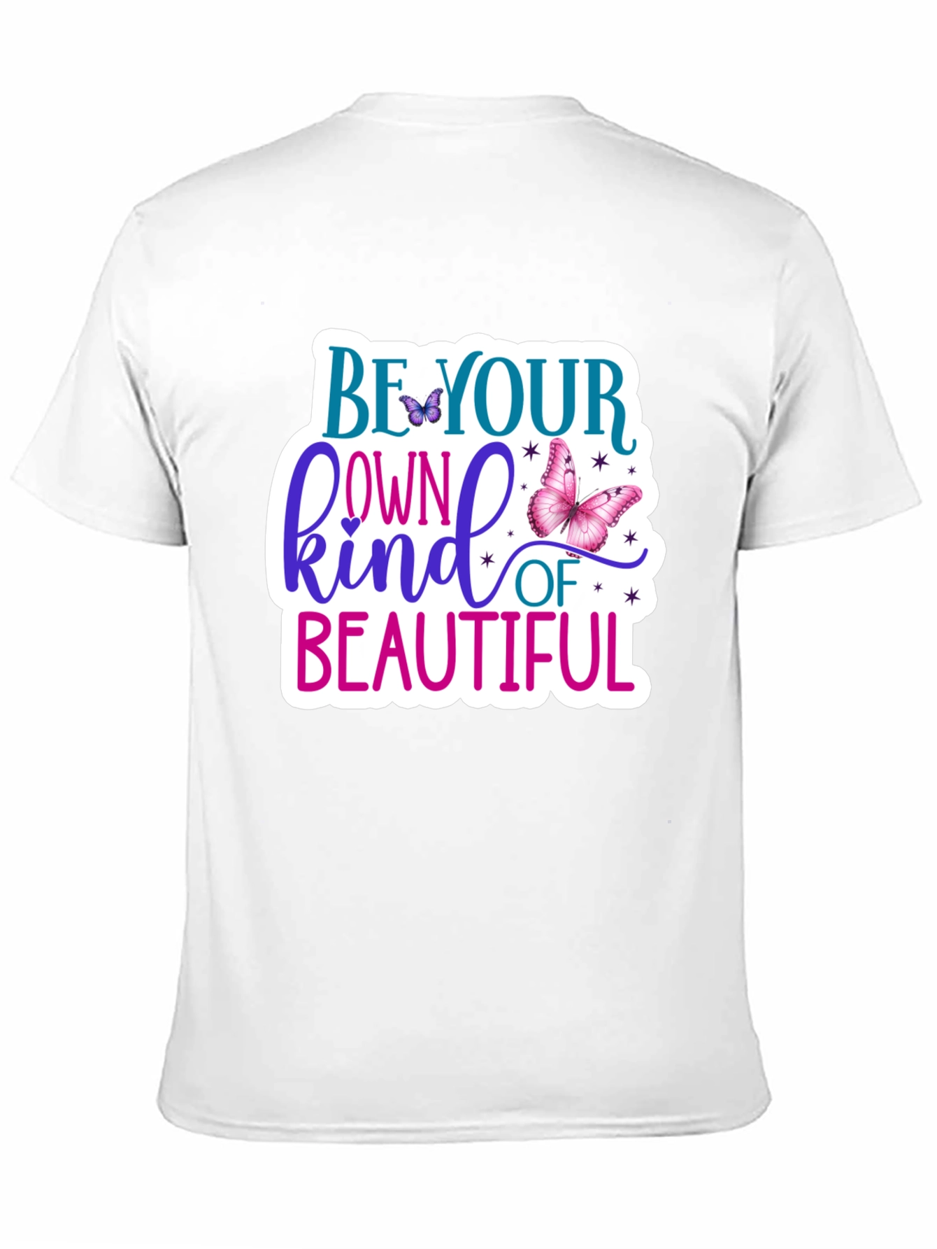 Black Be Your Own Kind of Beautiful T-Shirt view 11