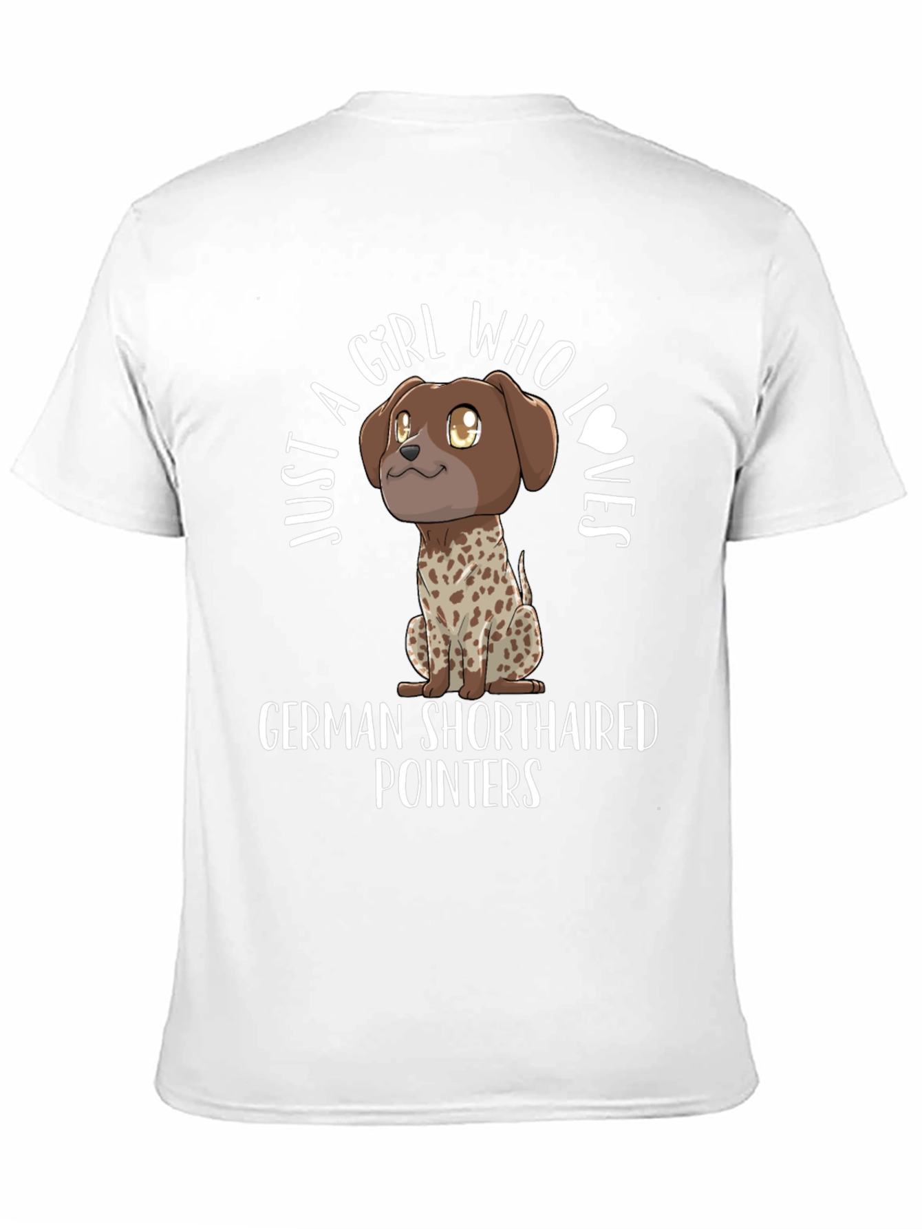 Black Girl Who Loves German Shorthaired Pointers T-Shirt view 11