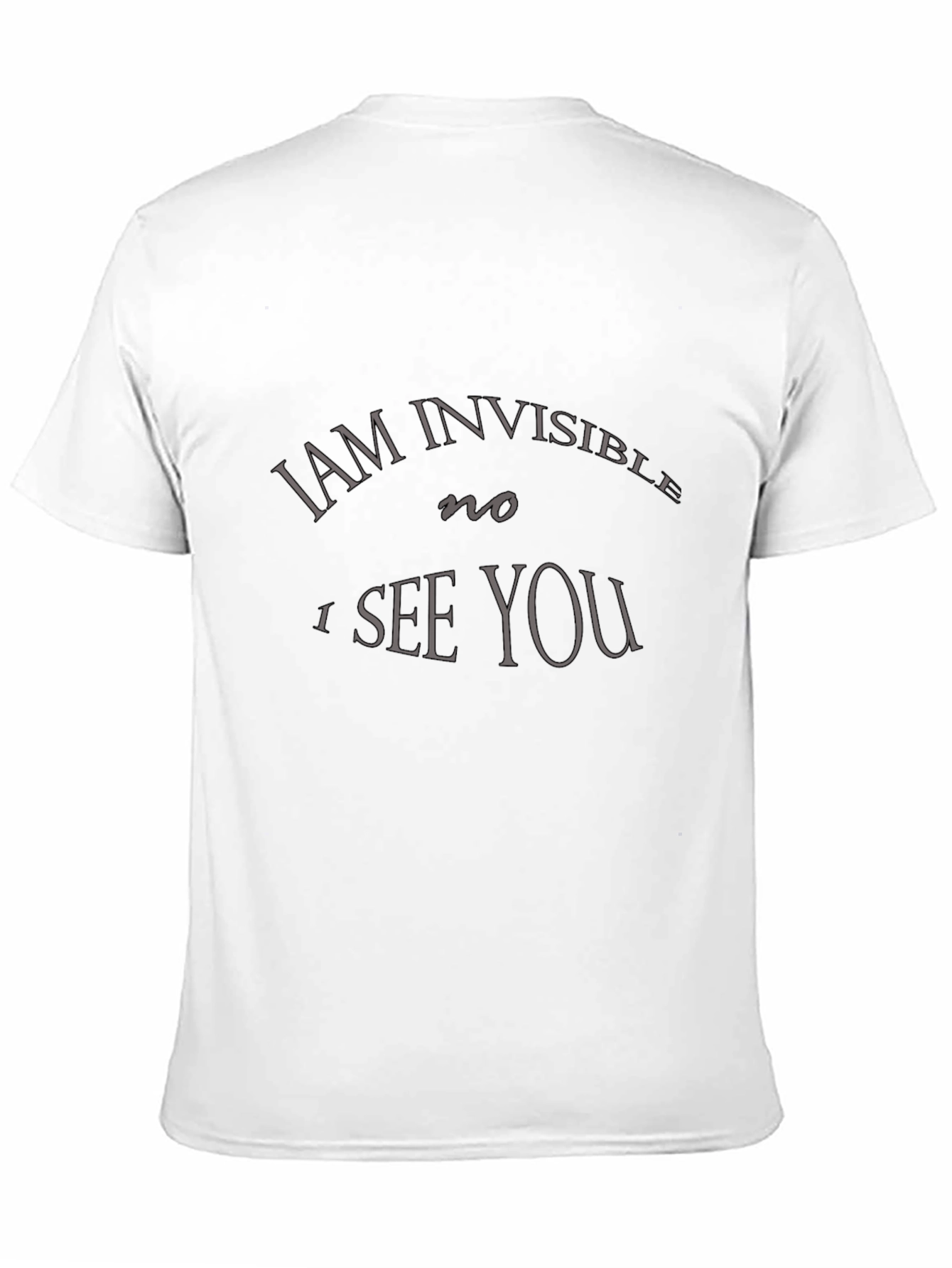 Black I am Invisible Tee view 11