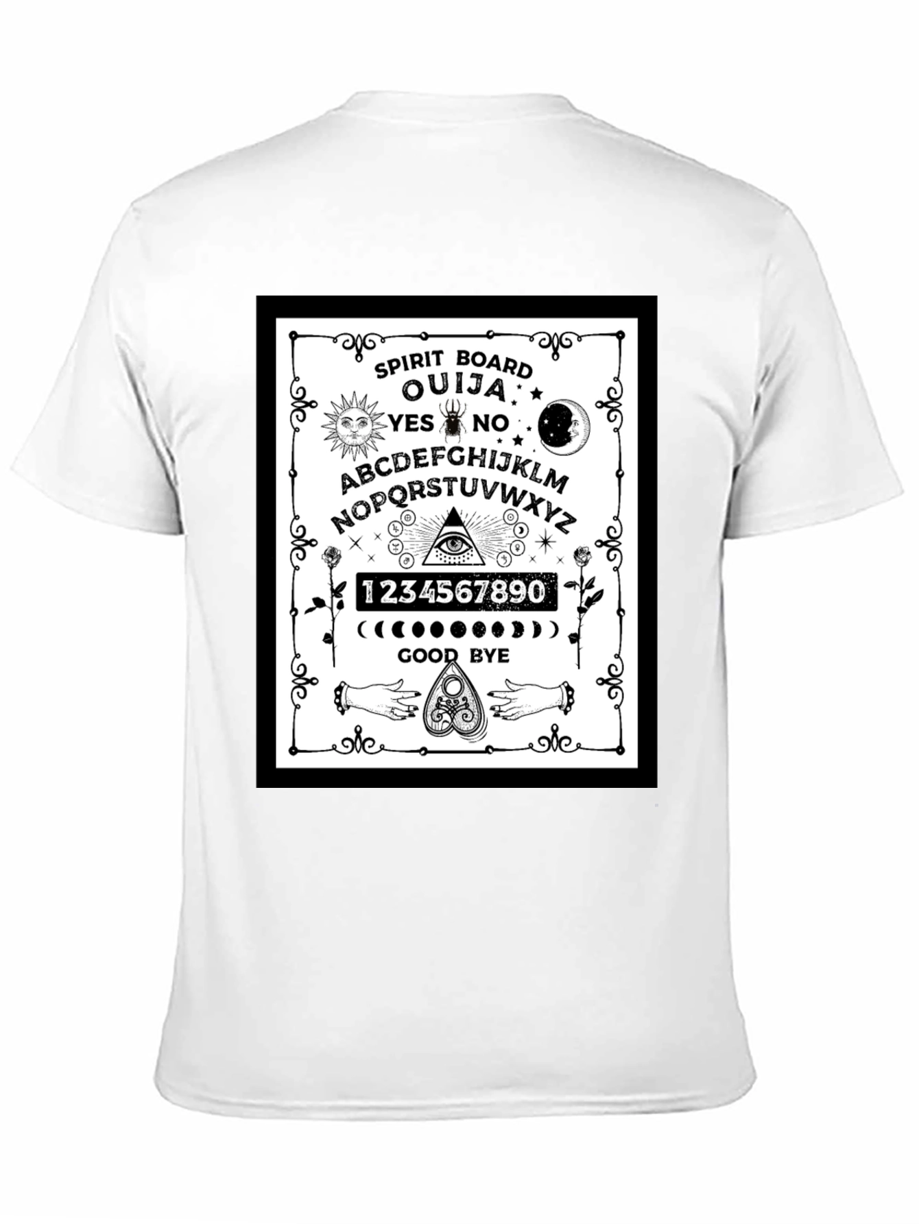 Ouija Spirit Board Graphic T-Shirt - Gothic Style - 11
