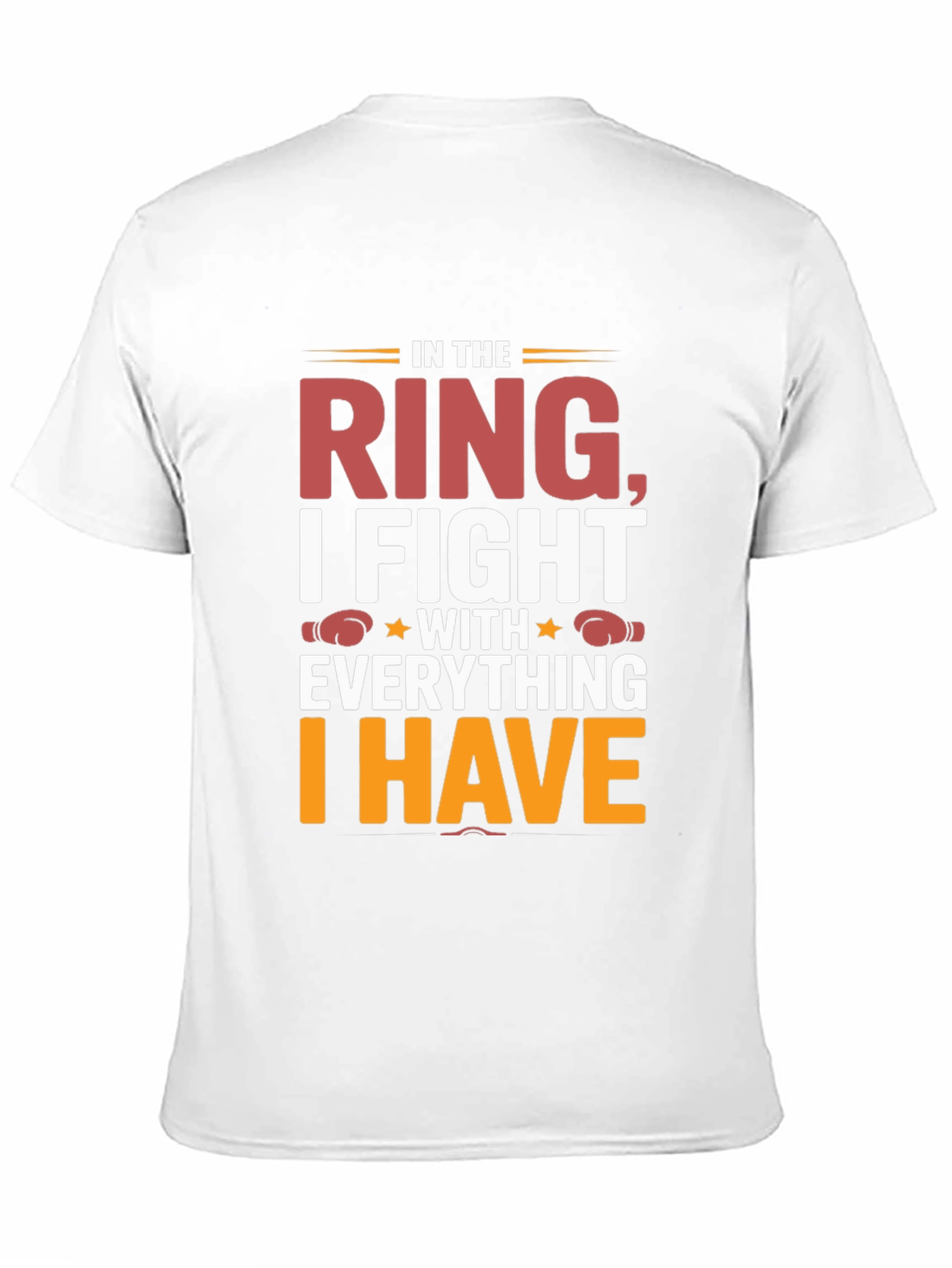 Black In The Ring I Fight Graphic T-Shirt view 11