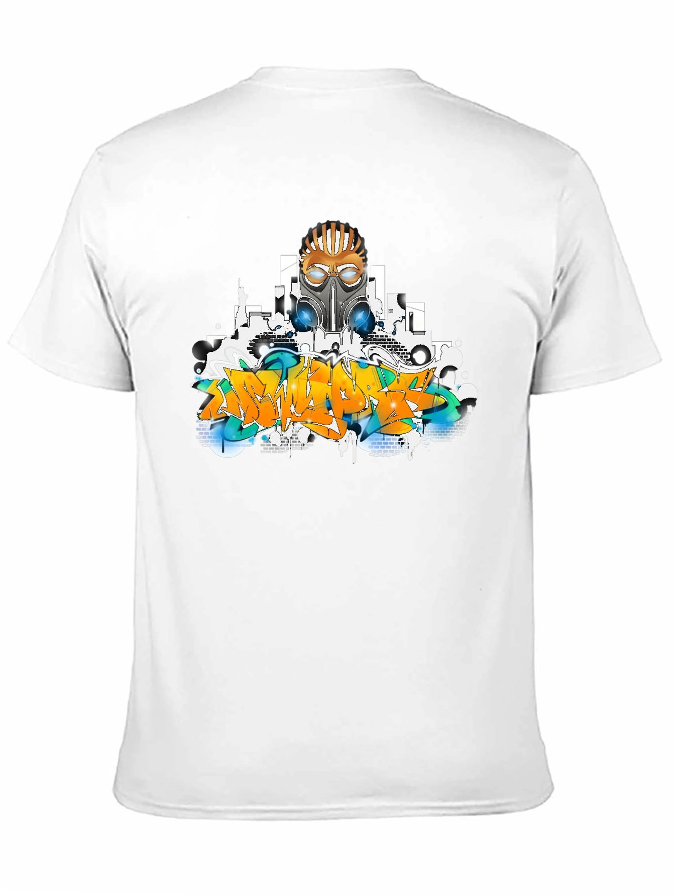 Black Urban Graffiti T-Shirt: Bold & Edgy Streetwear view 11