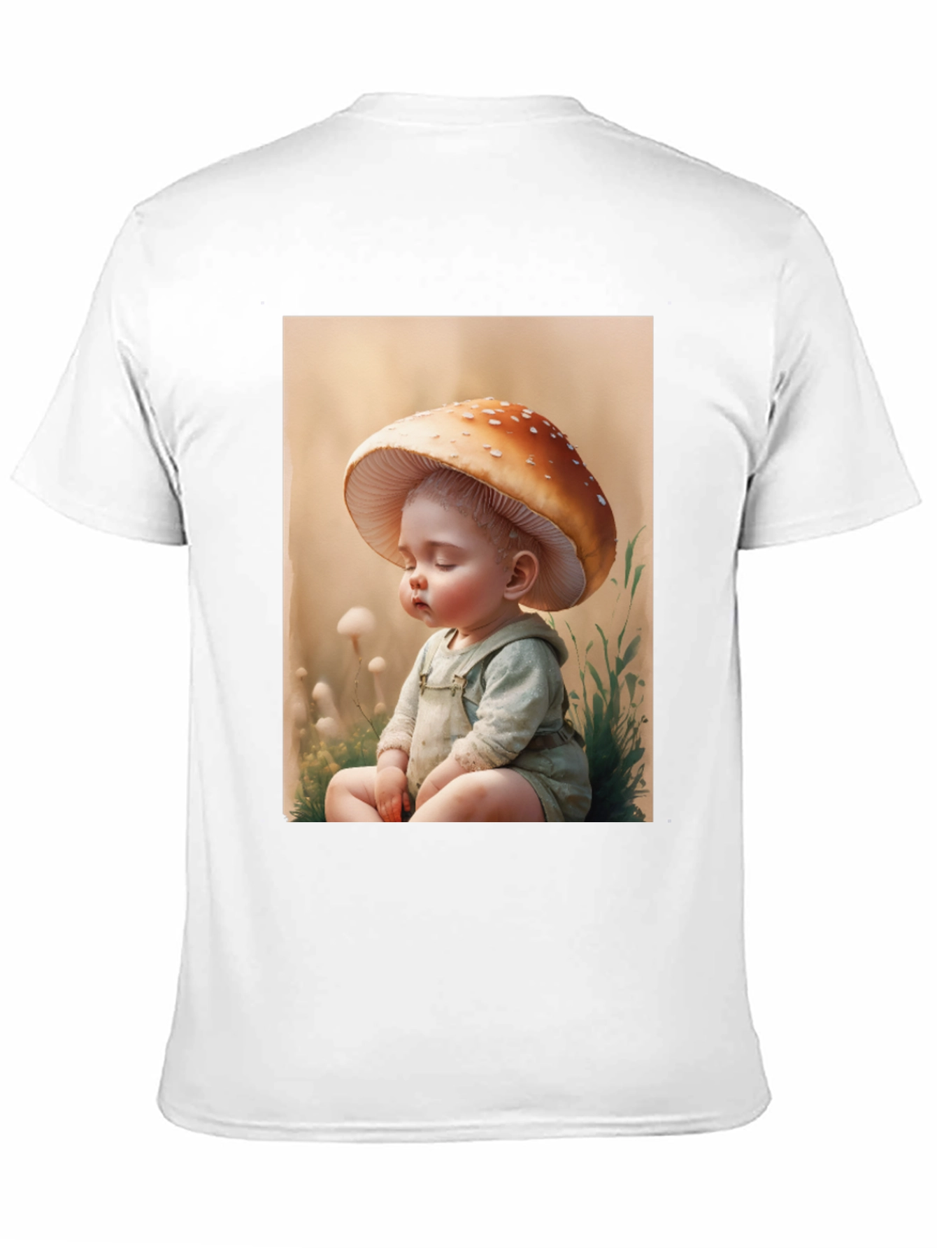 Black Mushroom Baby Graphic Tee - Unique Design view 11