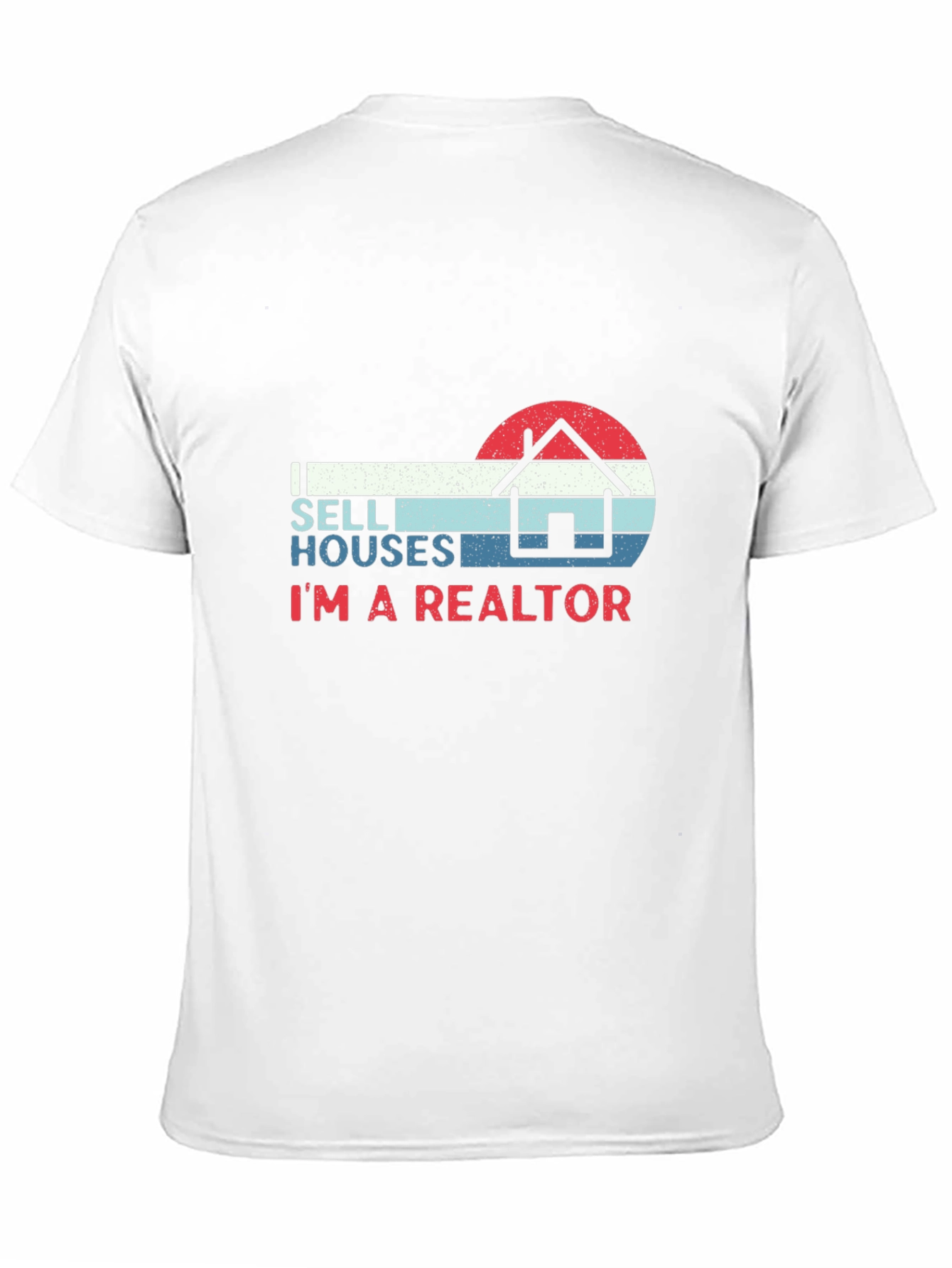 Black Sell Houses I'm a Realtor Black T-Shirt view 11