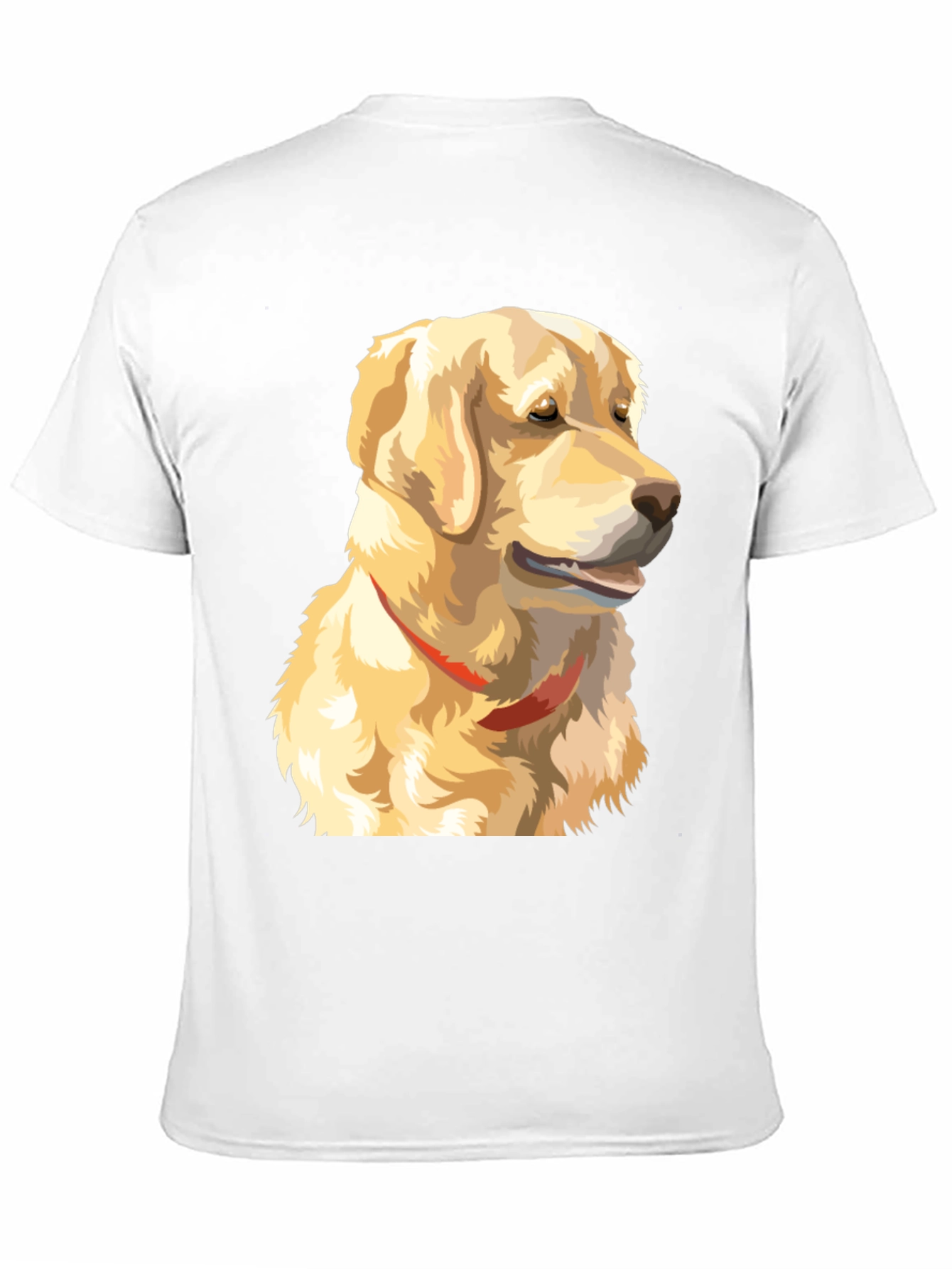 Black Golden Retriever Graphic T-Shirt view 11