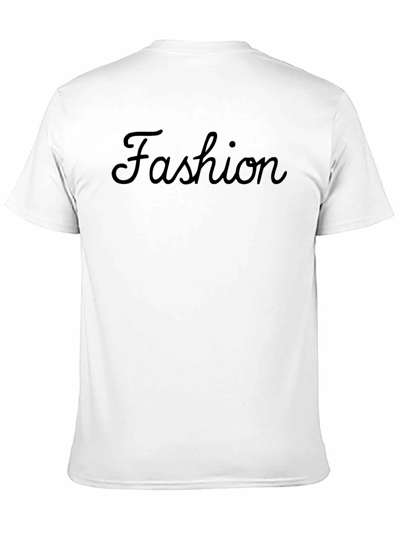 Black Fashion Script Graphic Tee - Stylish & Comfortable view 11