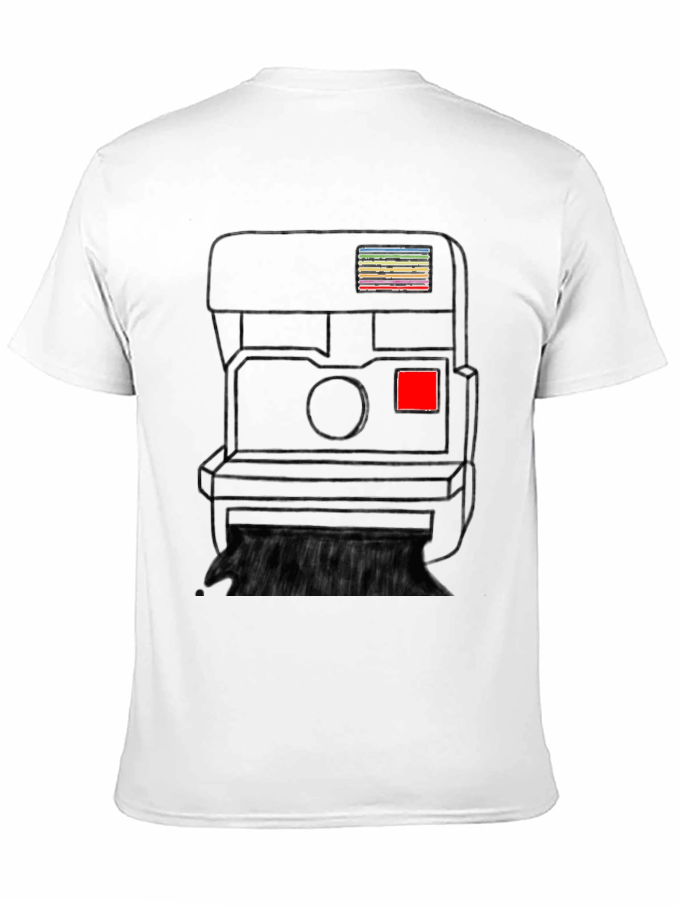 Black Vintage Camera Graphic Tee - Retro Style view 11