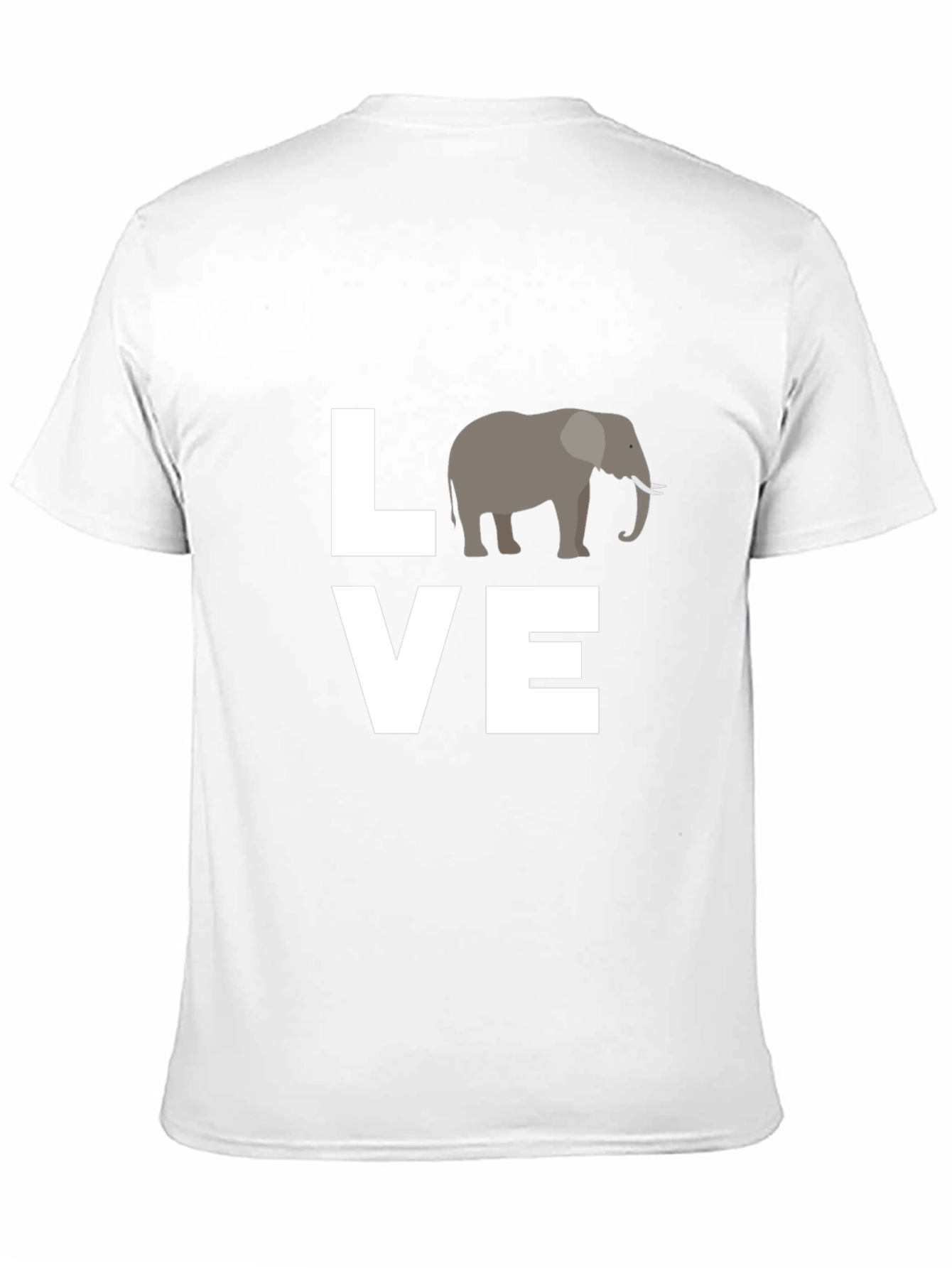 Black Love Elephants Black Graphic Tee view 11