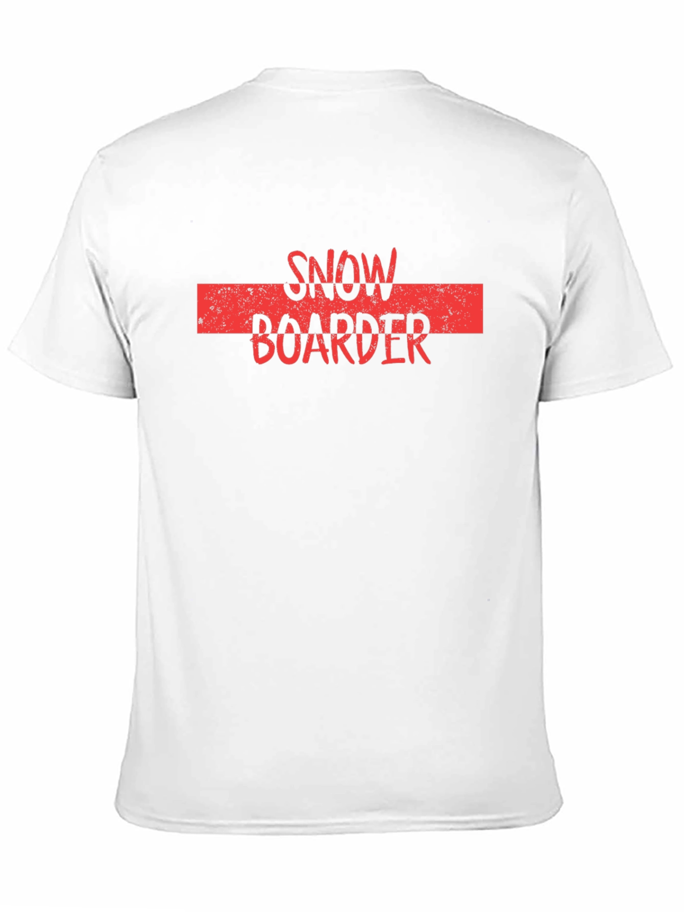Black Snowboarder Graphic Tee - Black Cotton T-Shirt view 11
