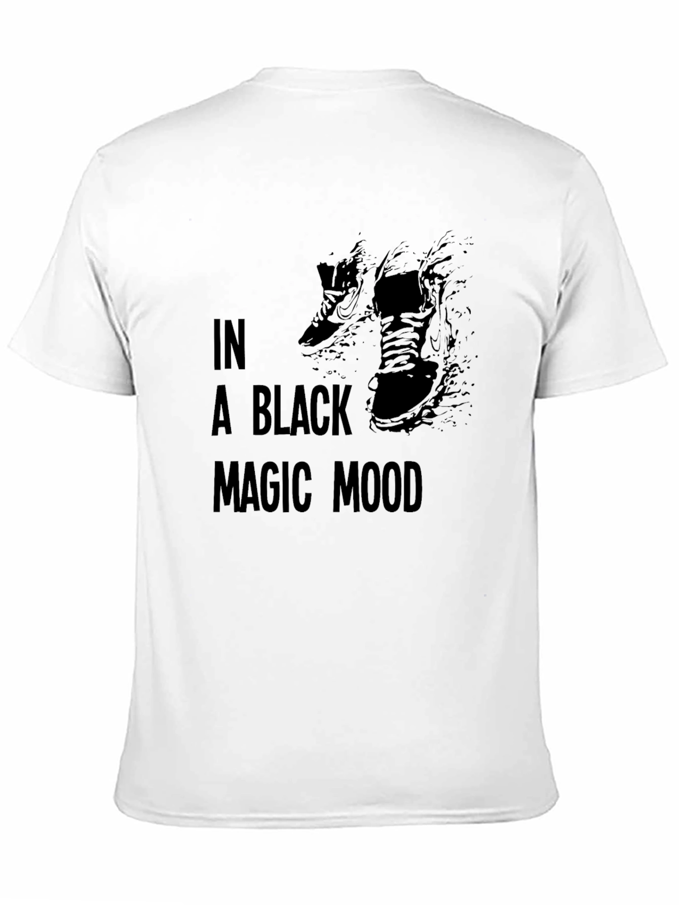 Black Black Magic Mood Graphic Tee - Soft Cotton Comfort view 11