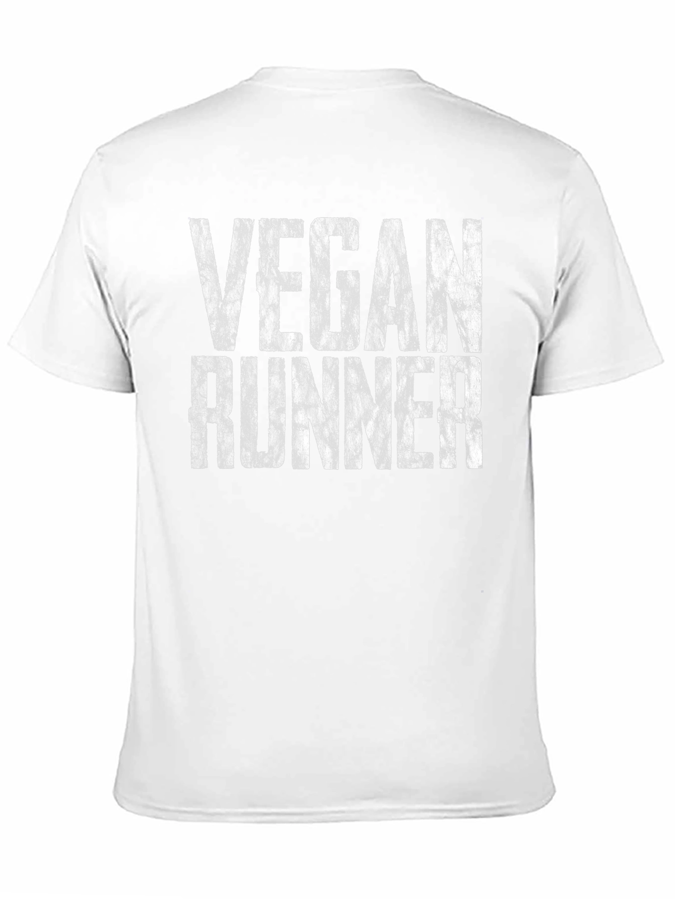 Black Vegan Runner Graphic Tee - Unisex Soft Cotton T-Shirt view 11