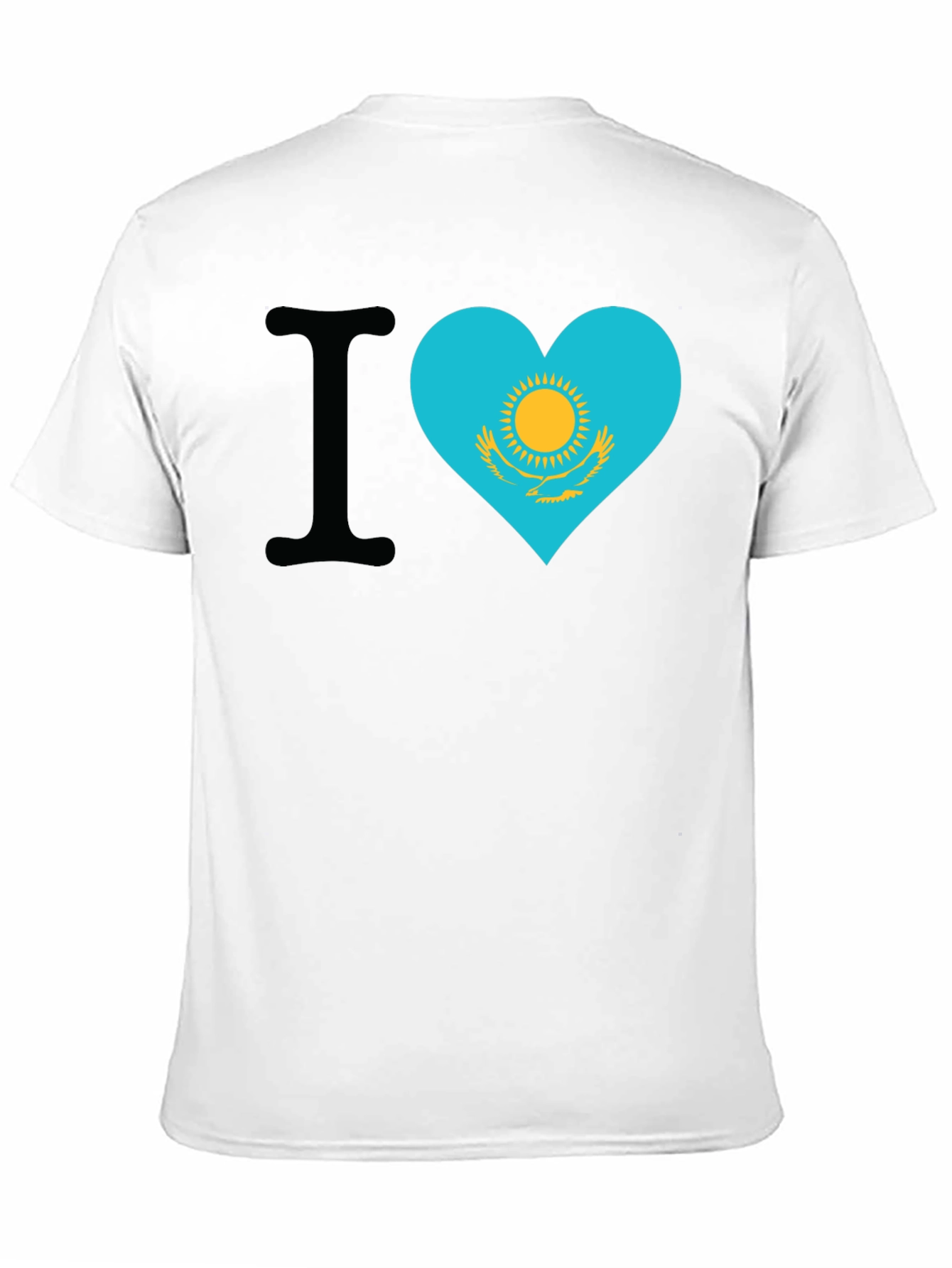 I Heart Kazakhstan Flag T-Shirt - 11